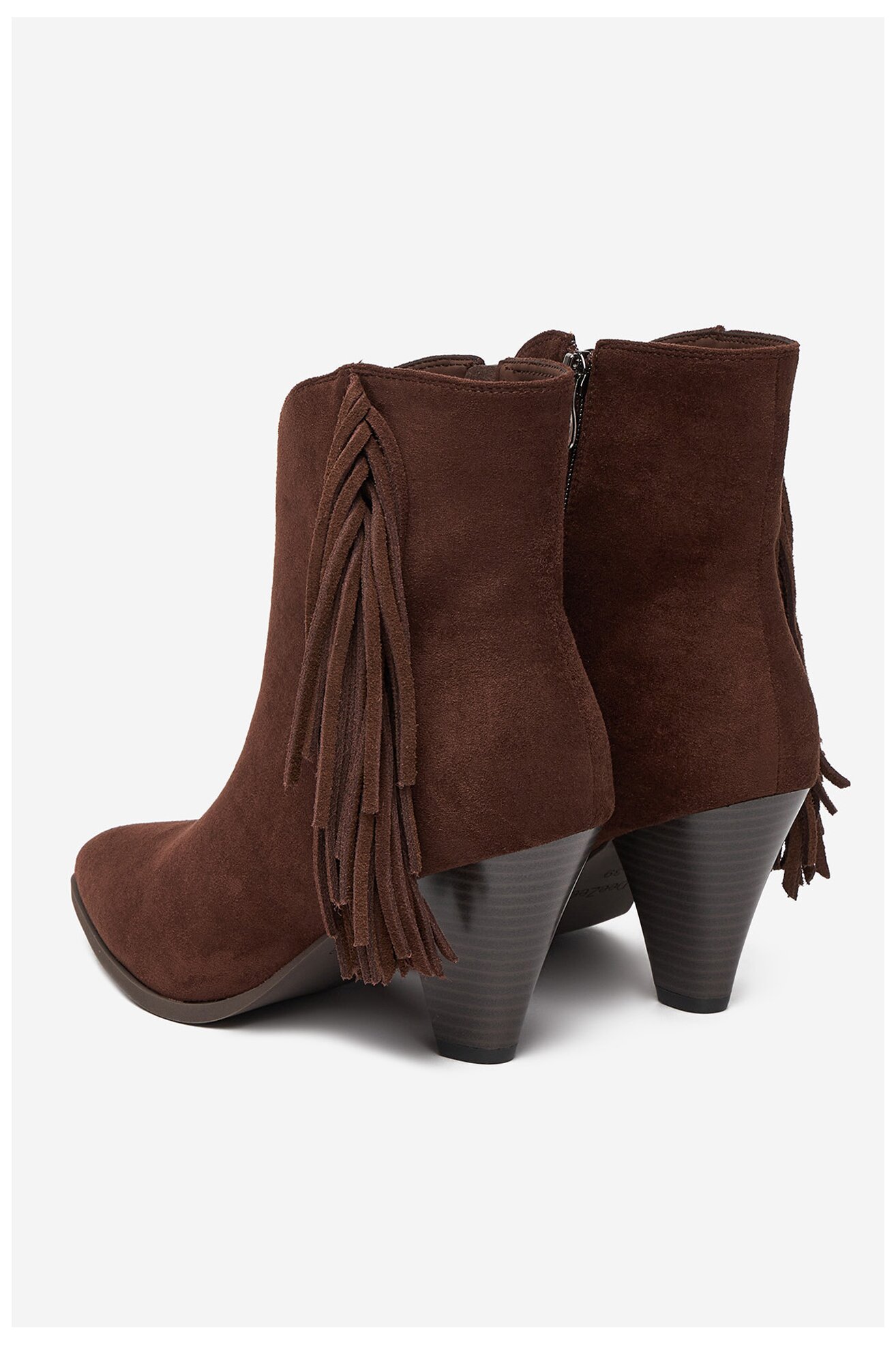 Kotníková obuv DeeZee CEO-R25AW09076 HNĚDÁ