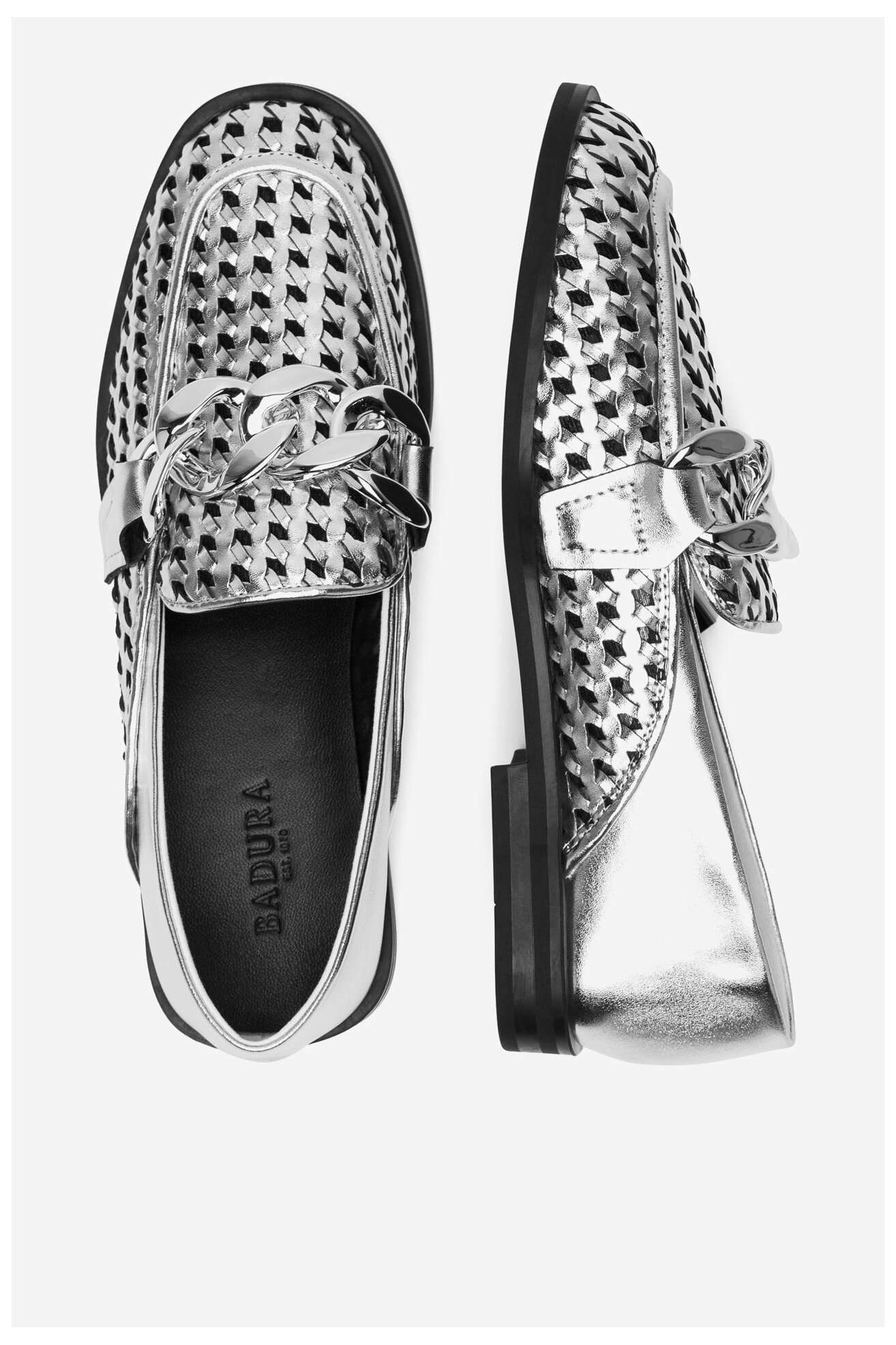 Mokasyn Badura CALLA-V179217-325 Srebrny