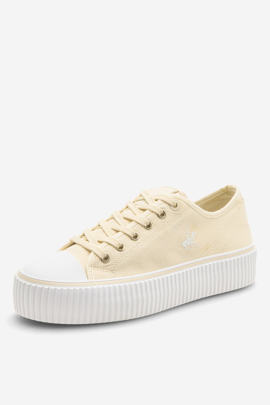 Pantofi pânză Beverly Hills Polo Club BEJ - 5905588319160