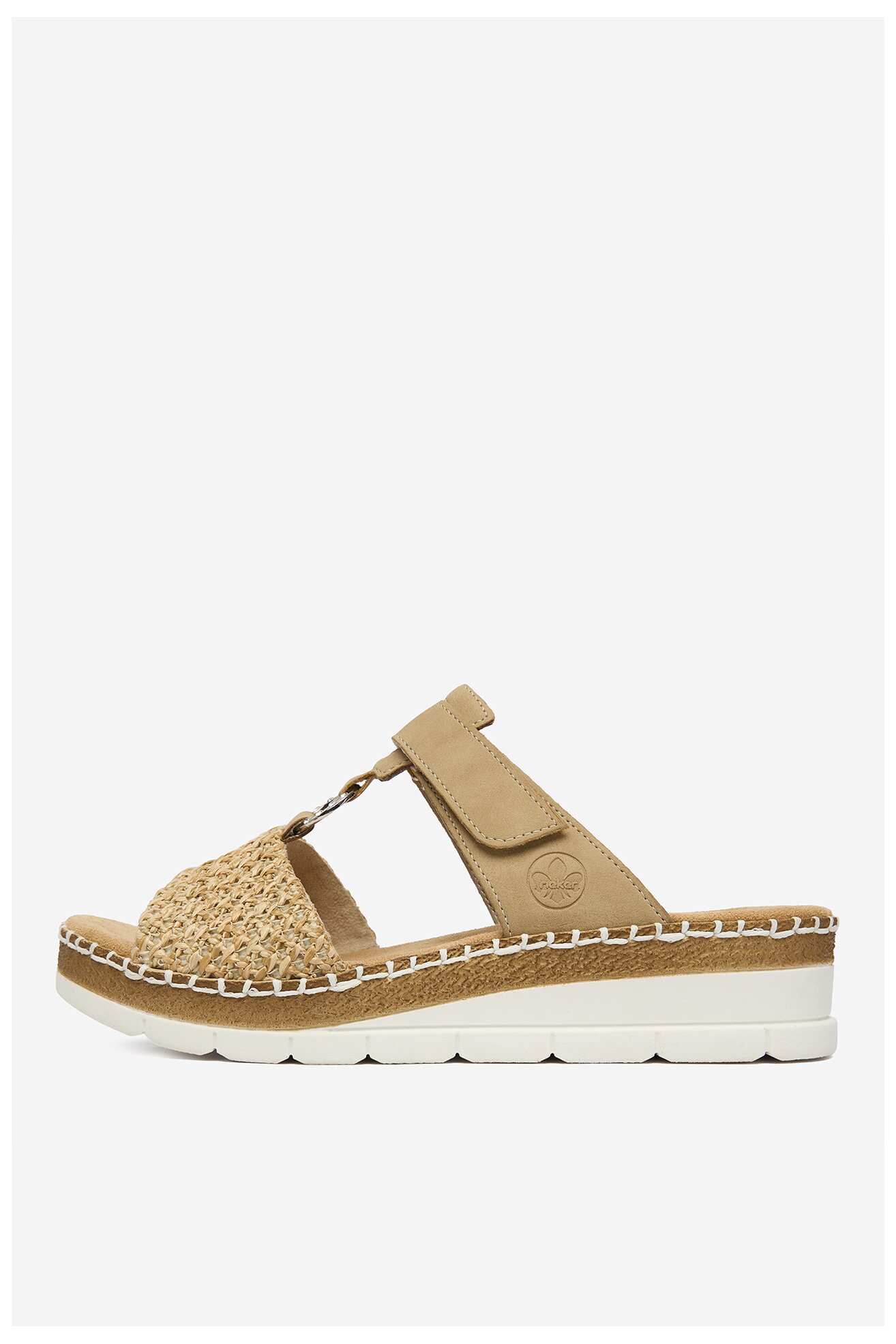 Klapki Rieker CEO-V1243-60 Beżowy