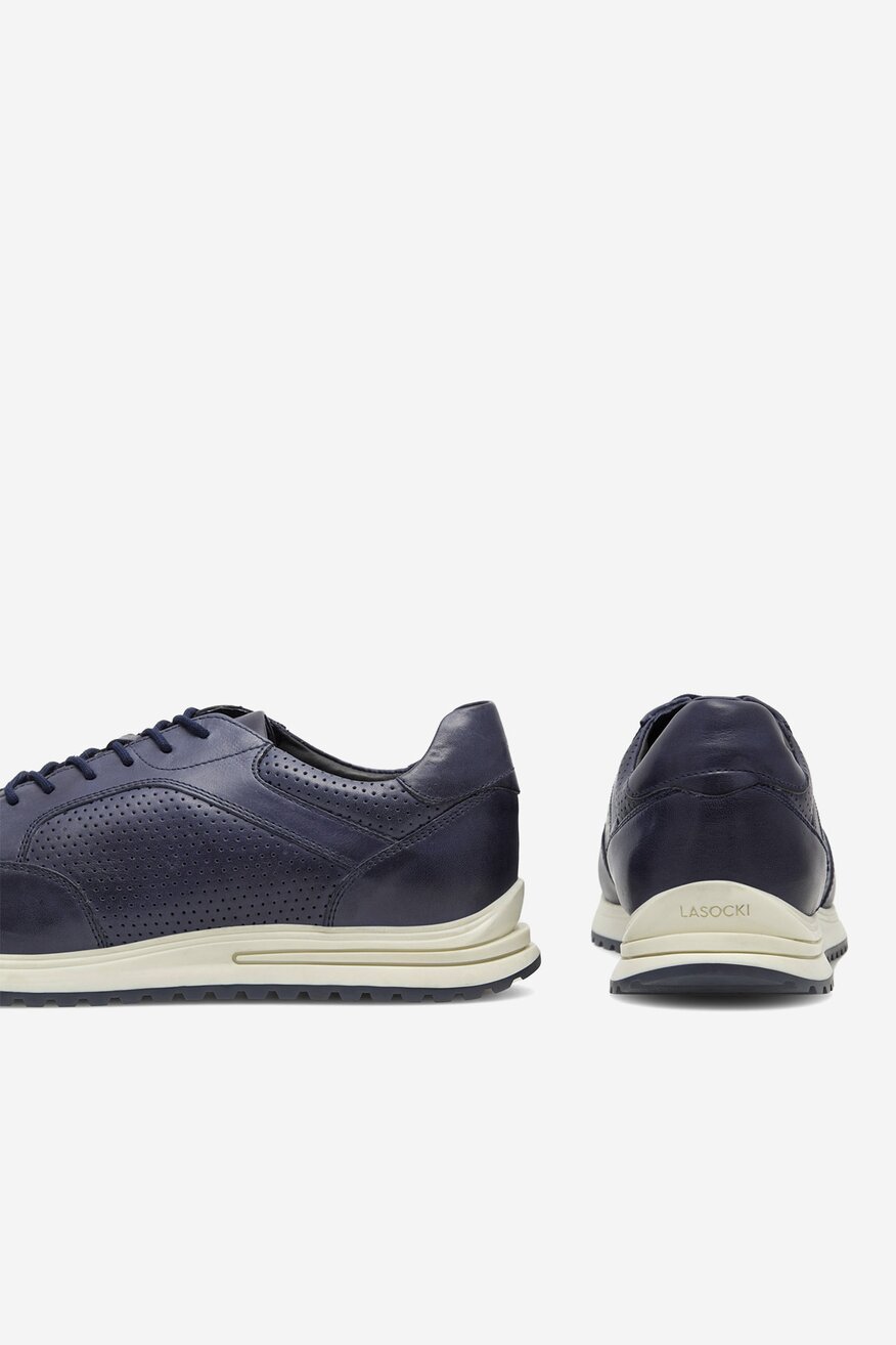 Lasocki - Sneakersy skórzane - 5905588449515