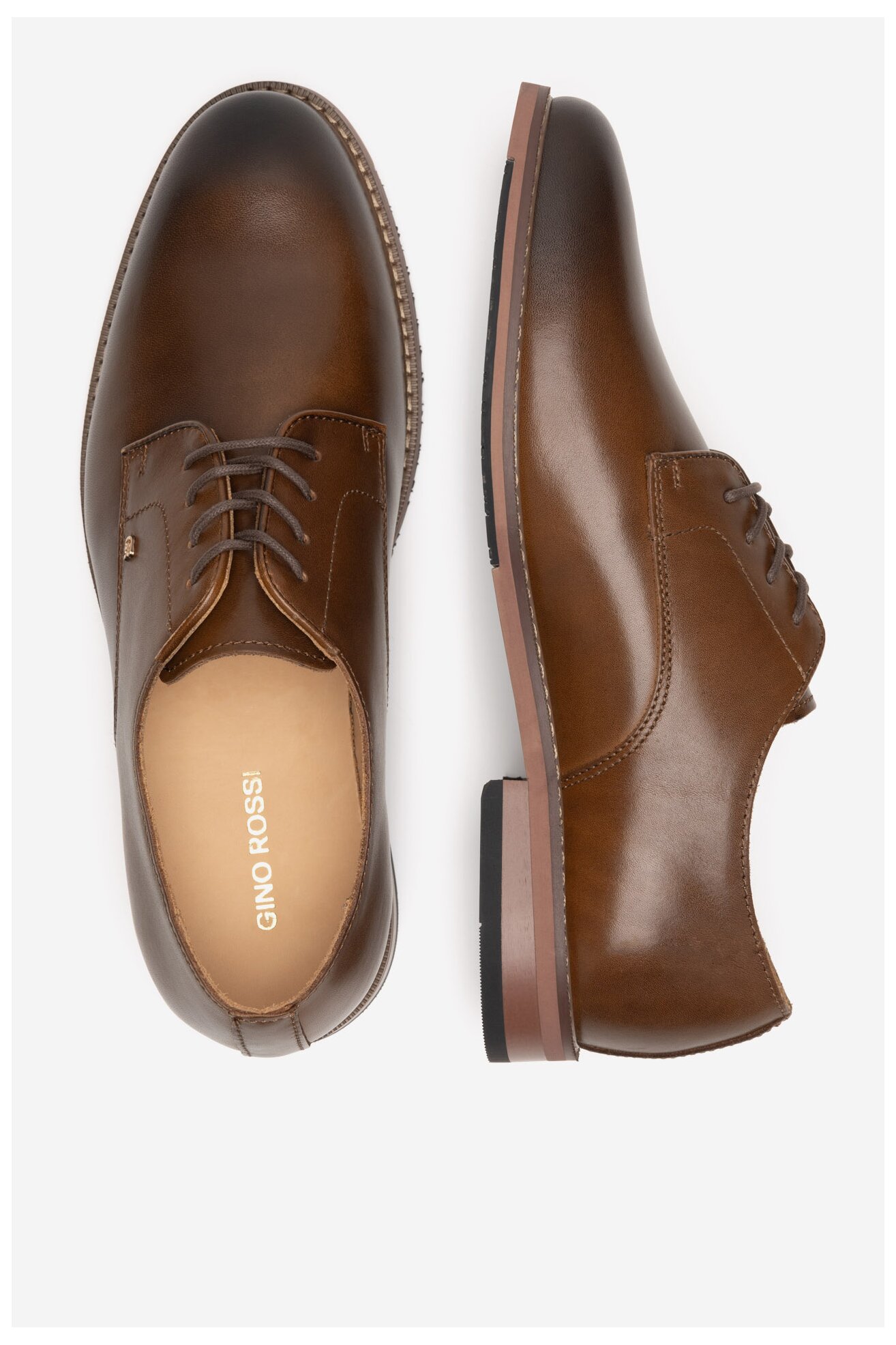 Półbuty Gino Rossi CEO-DANTE2-01 125AM Brązowy