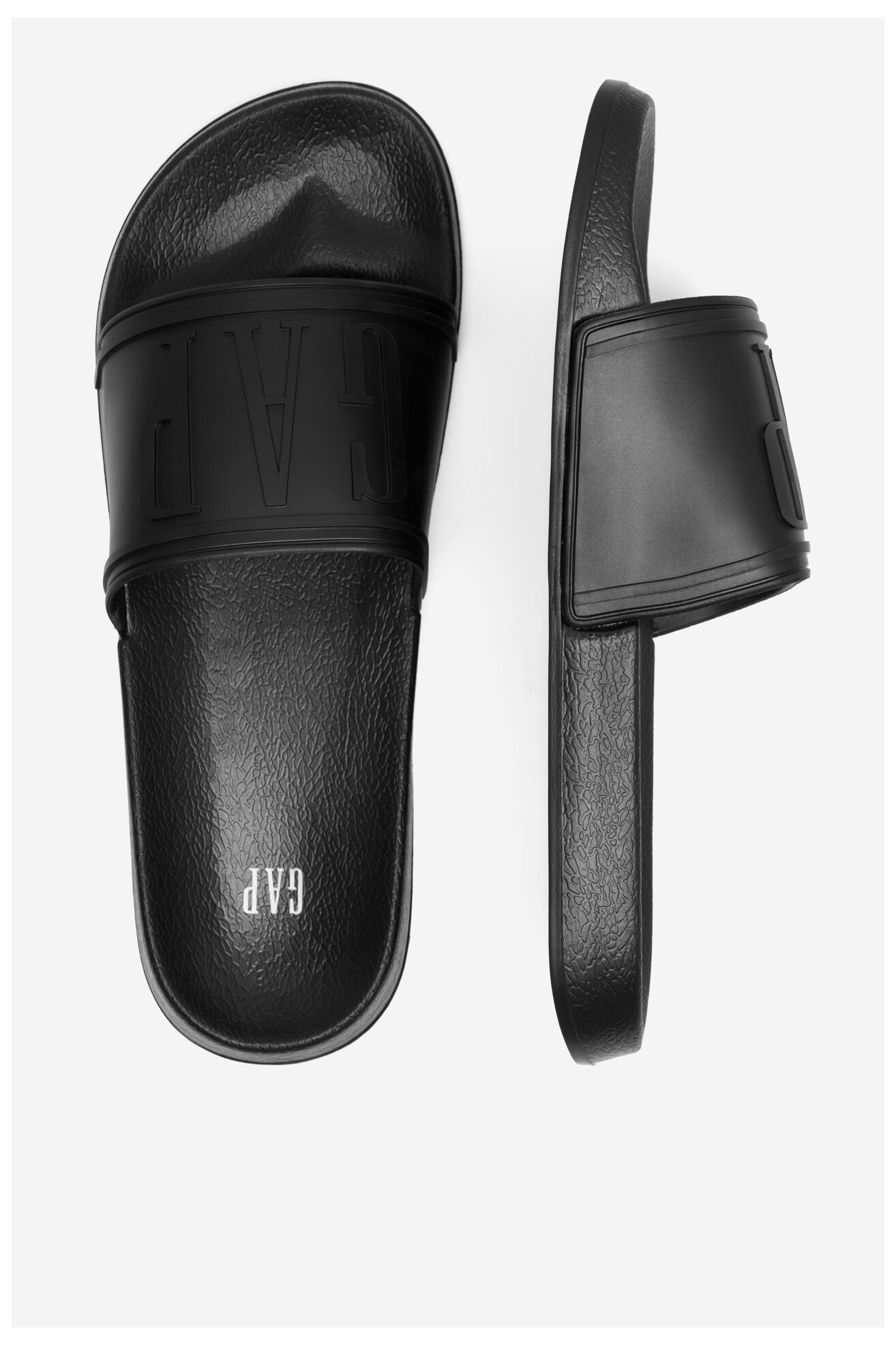 Klapki basenowe GAP AUSTIN GAQ002F1SMBLCKGP Czarny