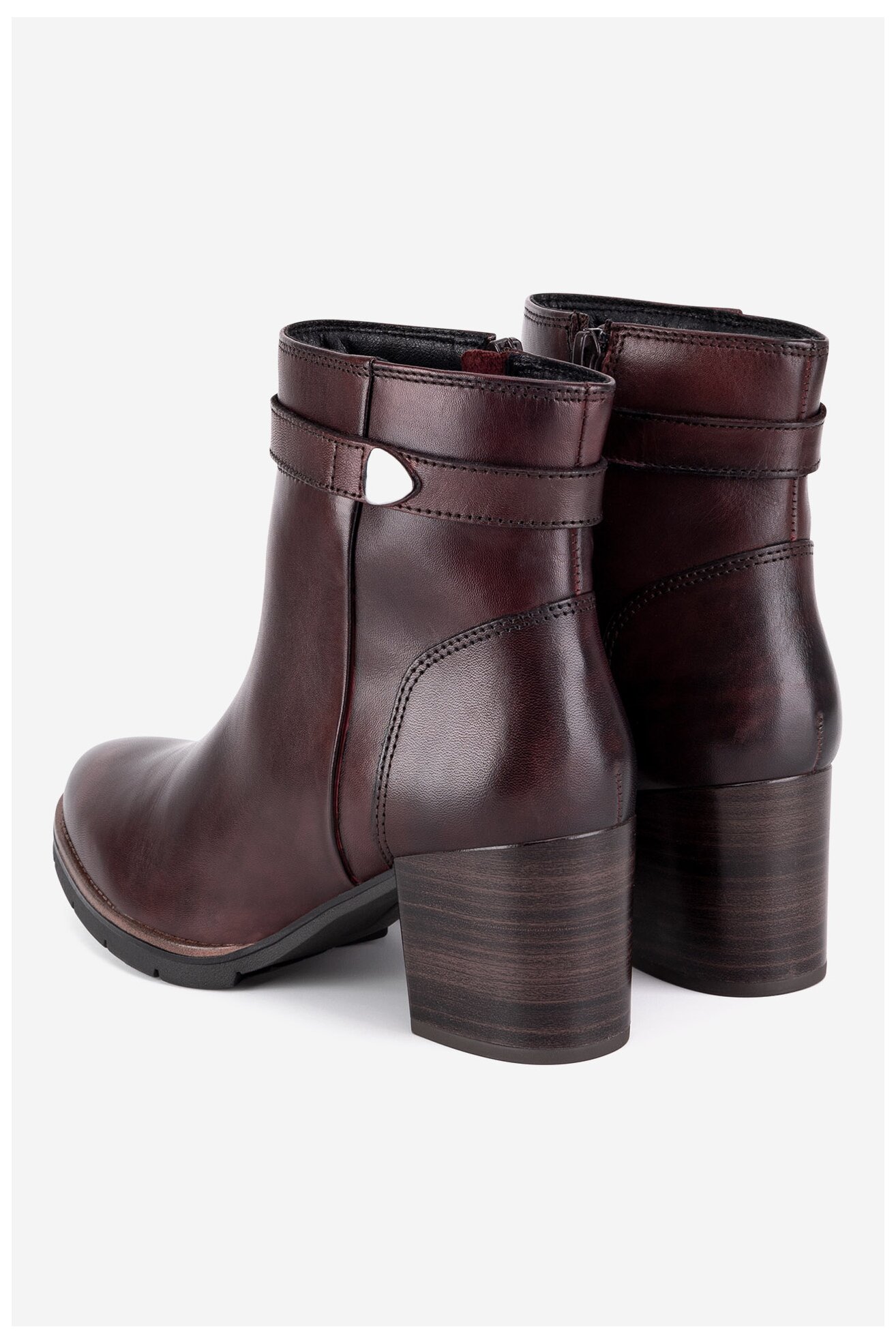 Kratke čizme Lasocki WB-TATIANA-26 BORDO