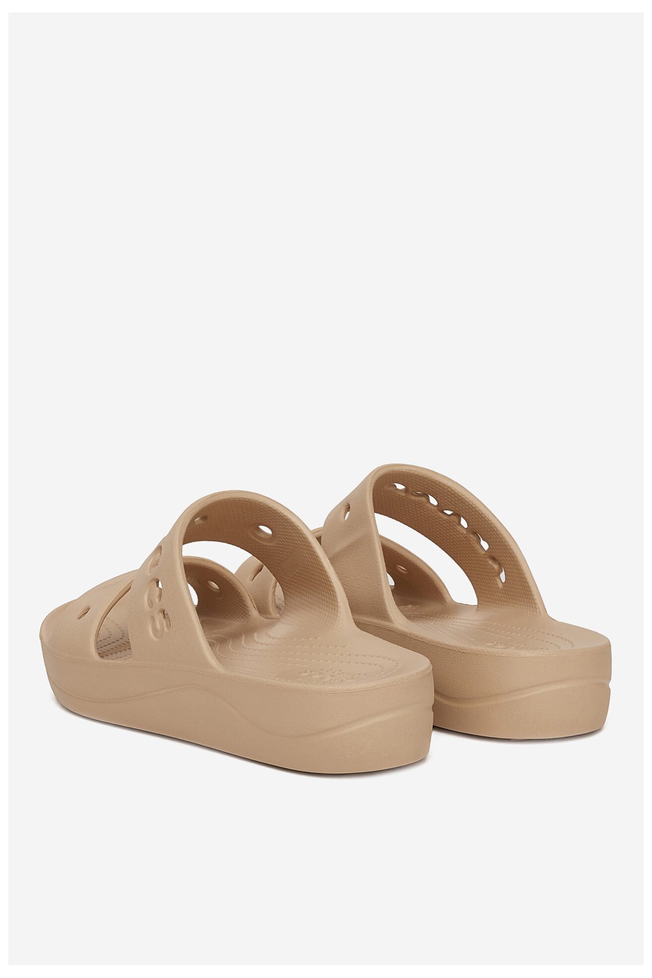 Klapki basenowe Crocs C-BAYA PLATFORM SANDAL 208188-212 Beżowy