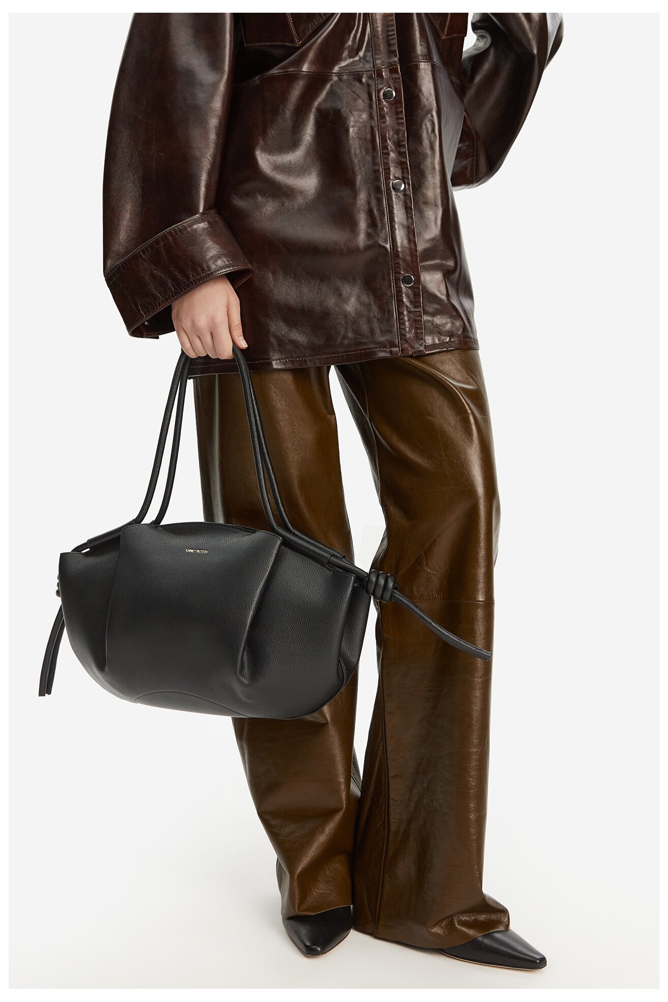 Kézitáska Gino Rossi RC-19683 FEKETE