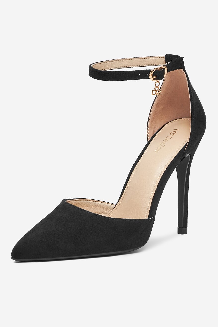 Pantofi cu toc DeeZee NEGRU - 5906751076422