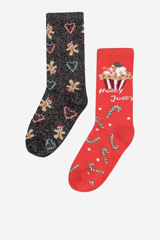 Čarape Jenny Fairy 4WB-002-AW23 (2-PACK) CRVENA