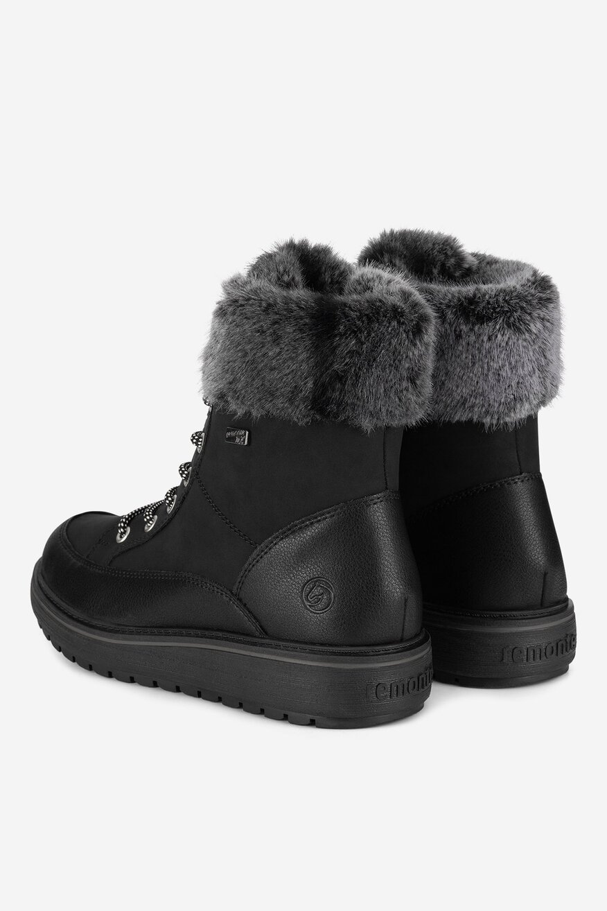 Remonte - Trzewiki skórzane ocieplane - 2230068910692