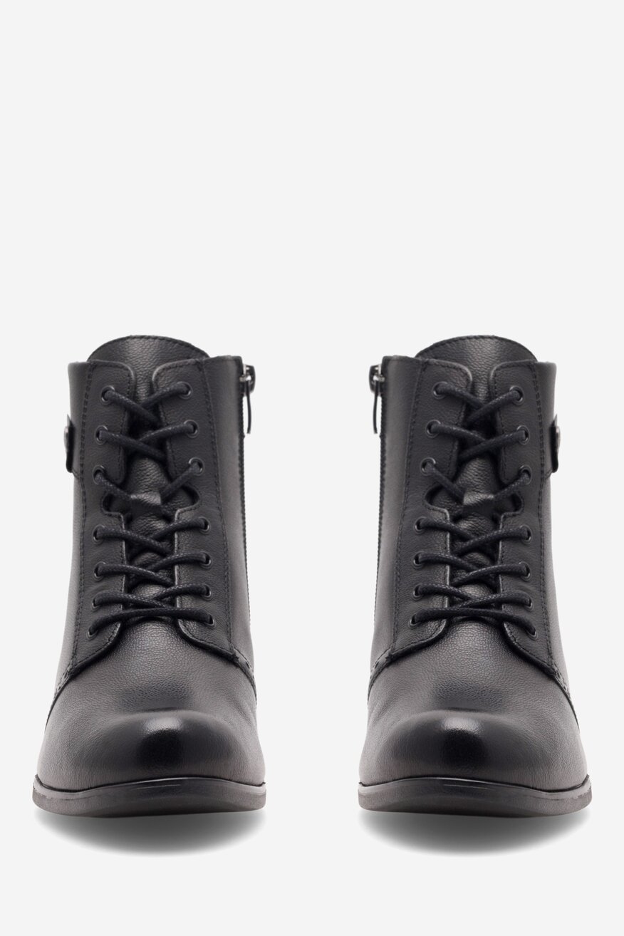 Lasocki - Trzewiki skórzane na słupku - 5904862933788