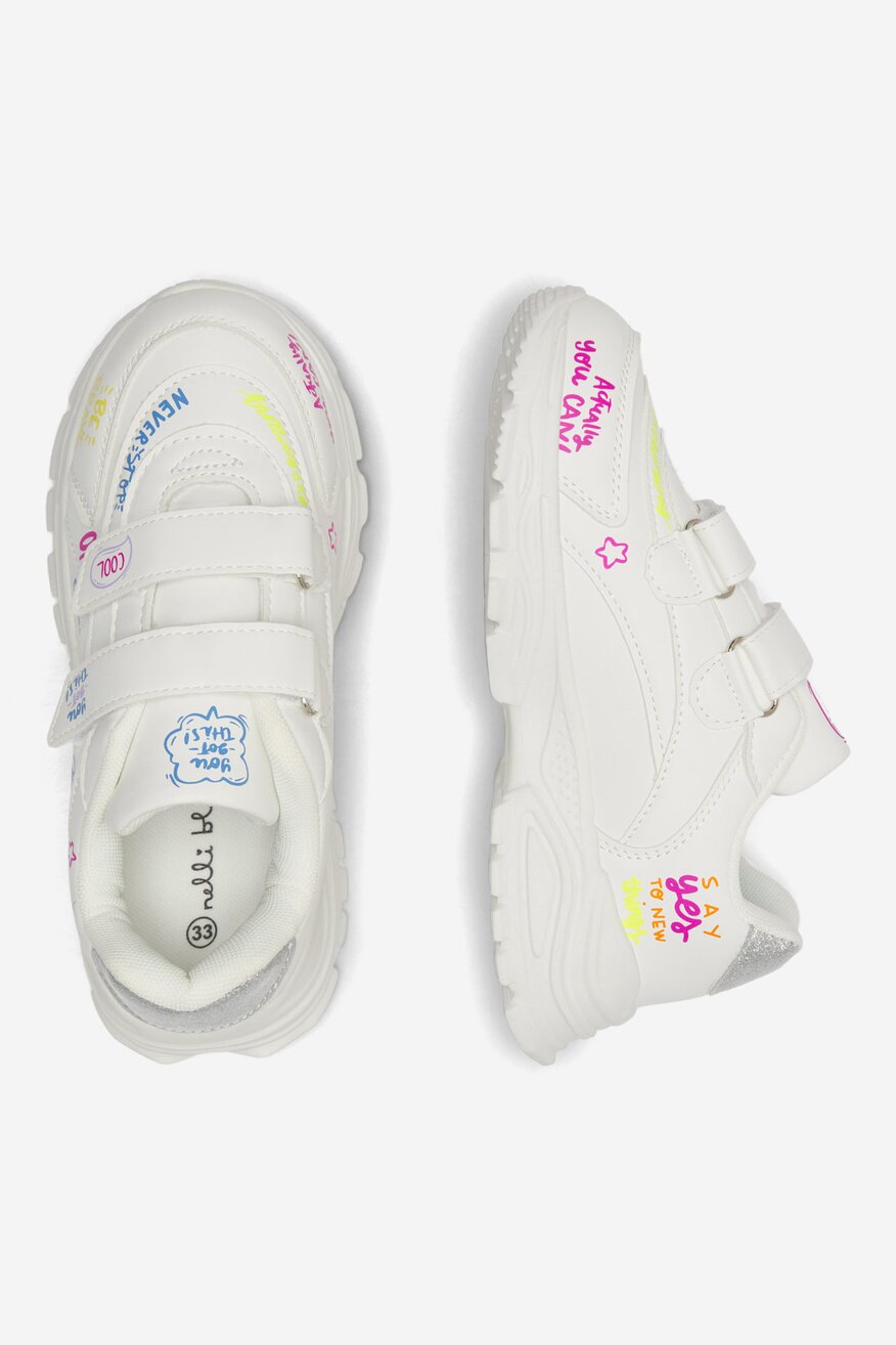 Nelli Blu - Sneakersy na rzepy - 5903419934889