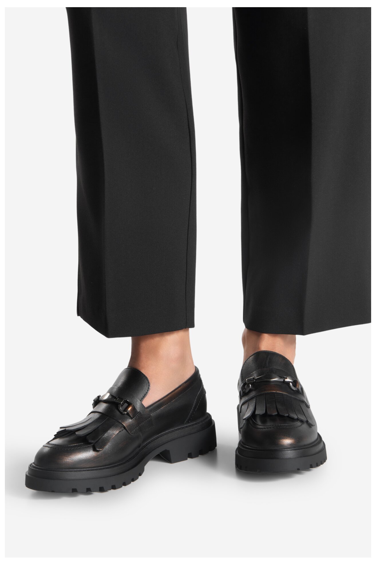 Mokaszin Gino Rossi KEMER-1078-24 SÖTÉTBARNA