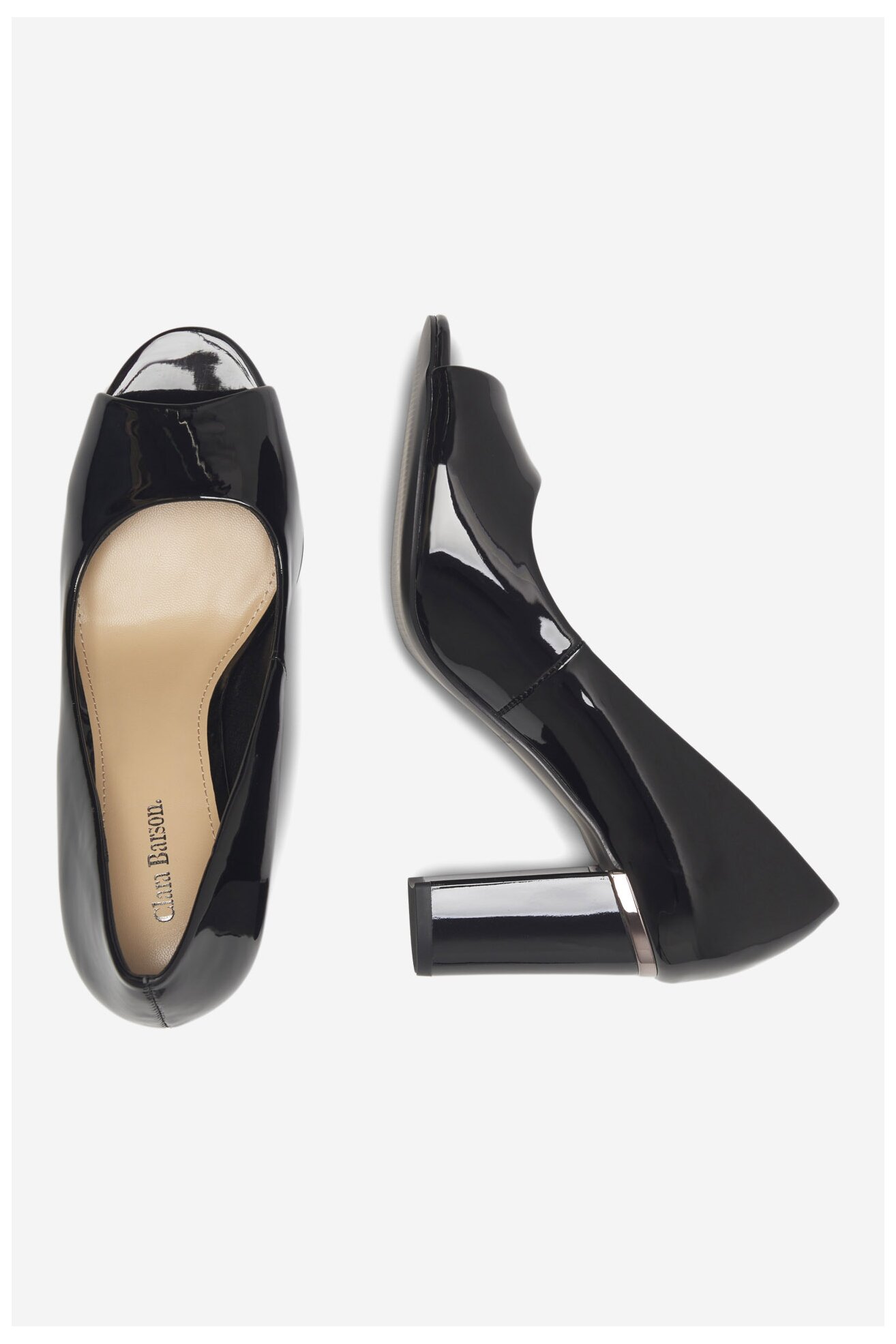 Czółenka Clara Barson WYL3621-1 Czarny