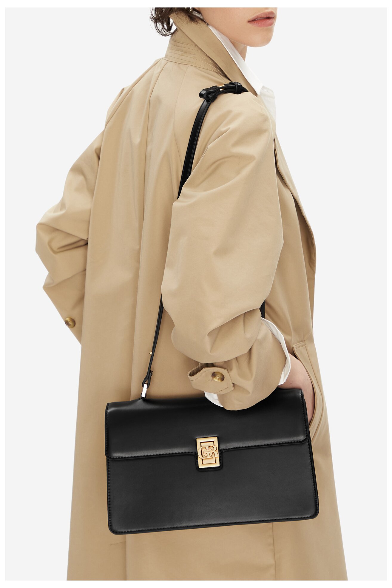 Geantă de mână Gino Rossi CEO-MELIHA-KQ401 NEGRU