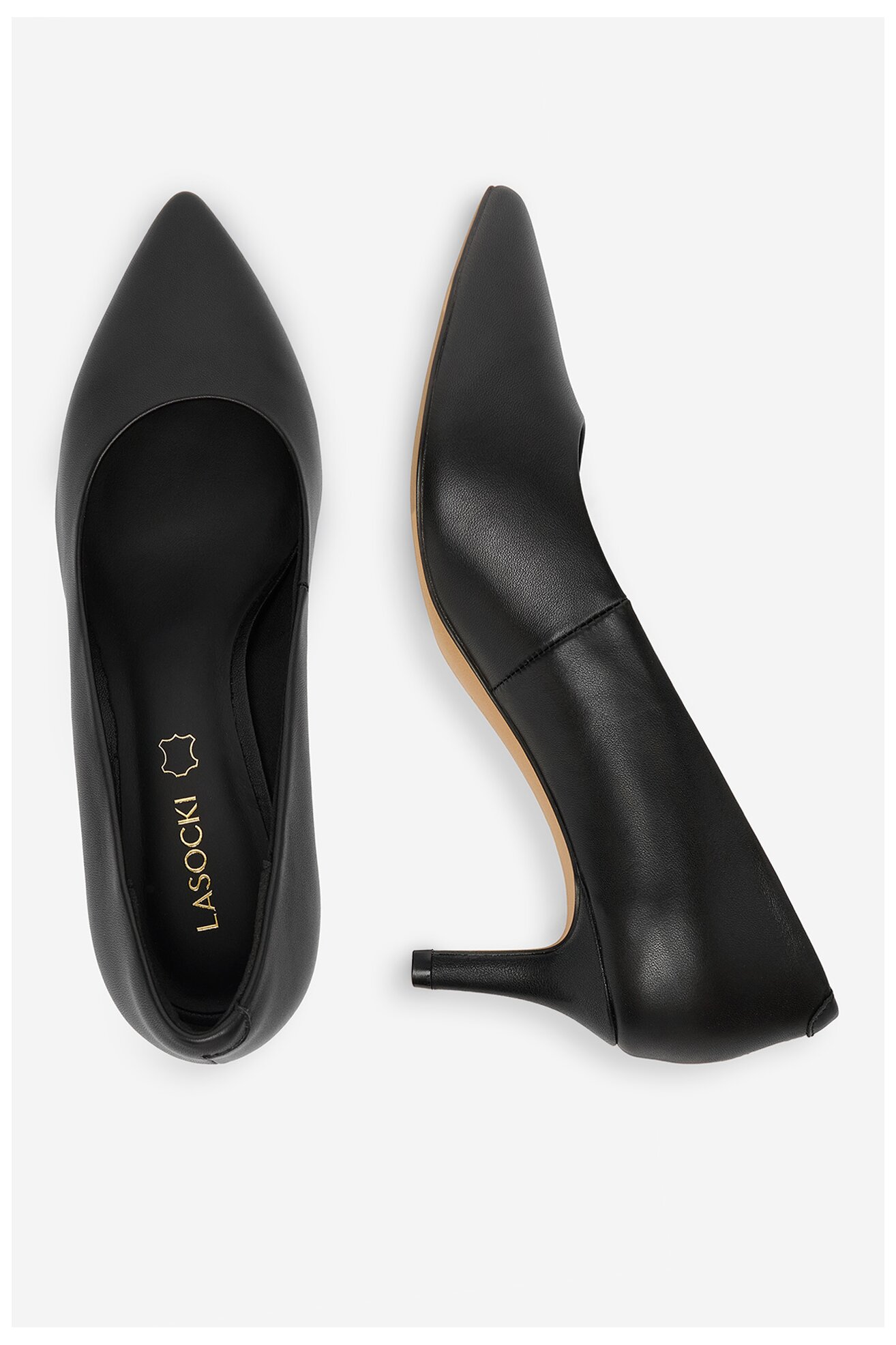 Елегантни обувки Lasocki CEO-SAGITTA-01 ЧЕРЕН