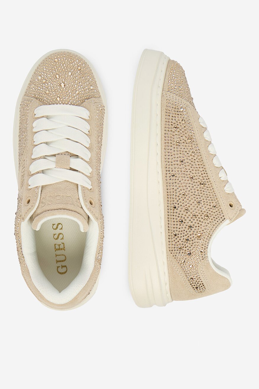 
                GUESS - Sneakersy skórzane - 5906751888285