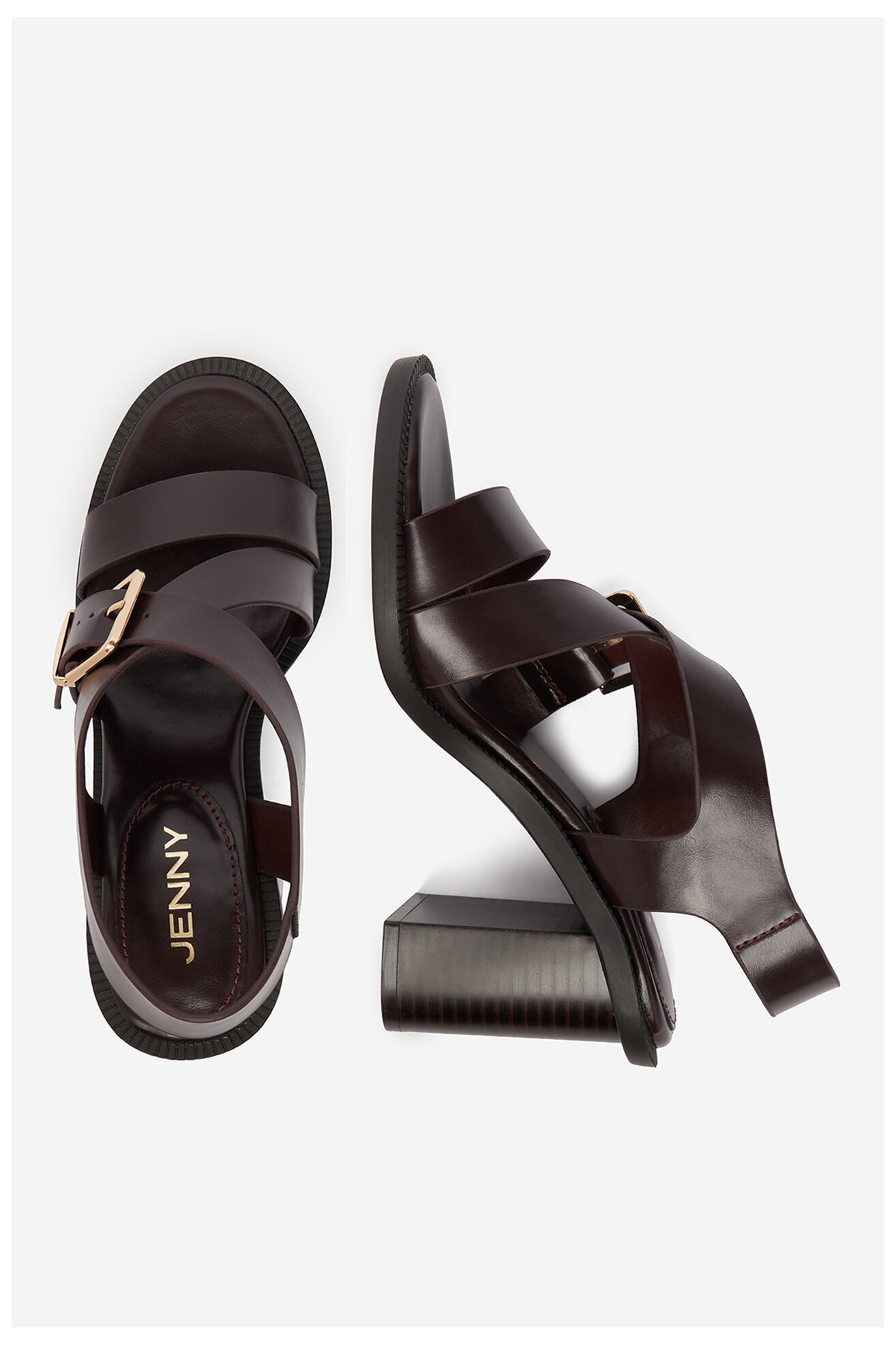 Sandały Jenny CEO-HY7750-1 Bordowy