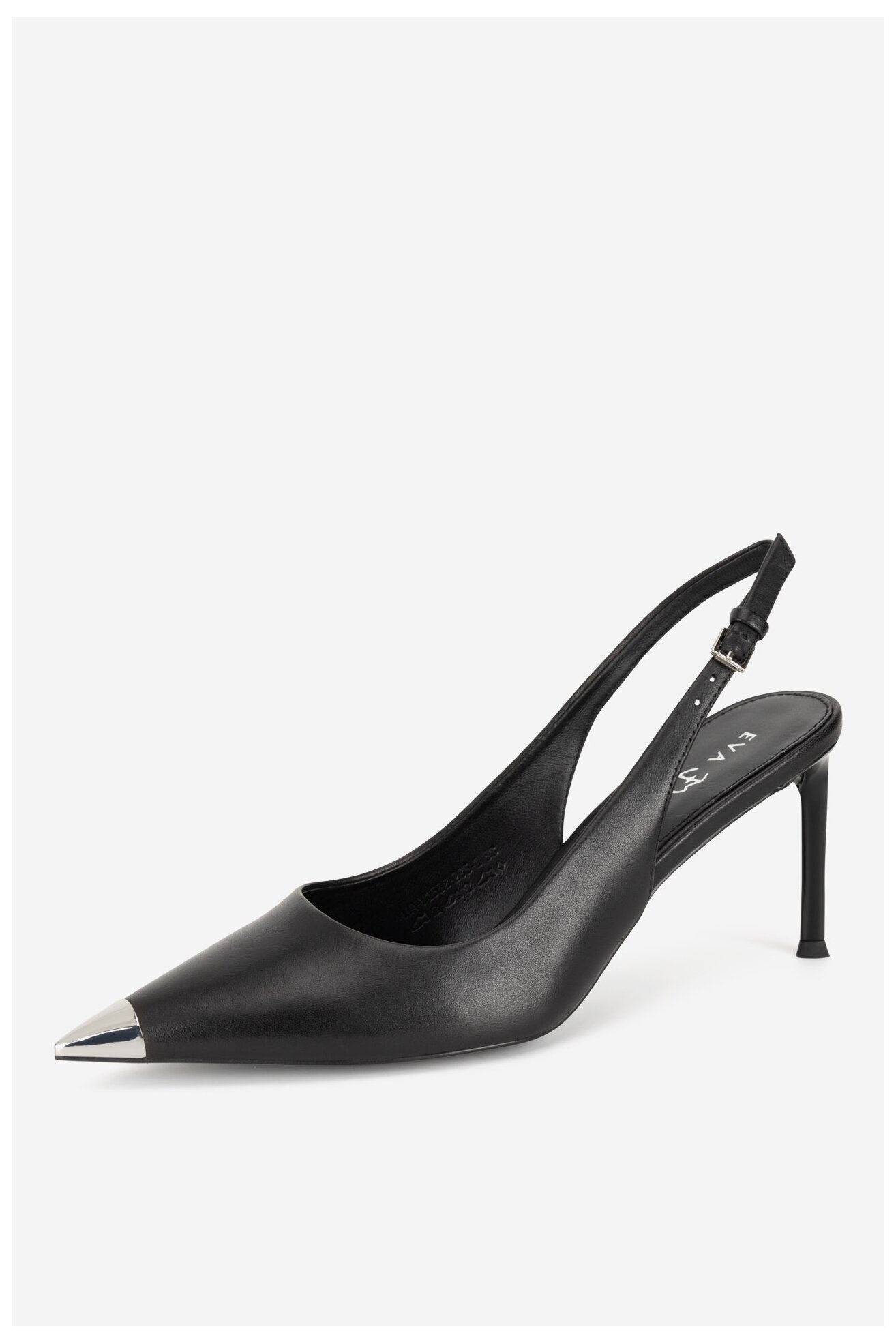 Pantofi cu toc EVA MINGE LIA-V1538-235-1 NEGRU