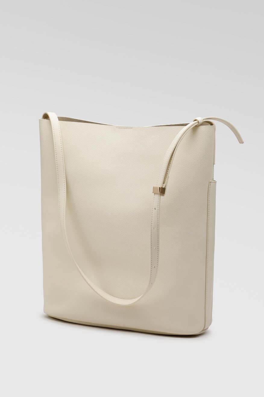 
                Gino Rossi - Torebka skórzana beżowa - 5904862397054