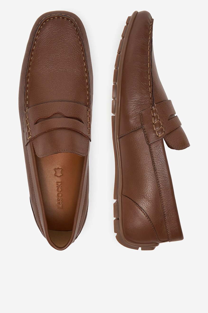 Lasocki - Mokasyny skórzane - 5903698579924