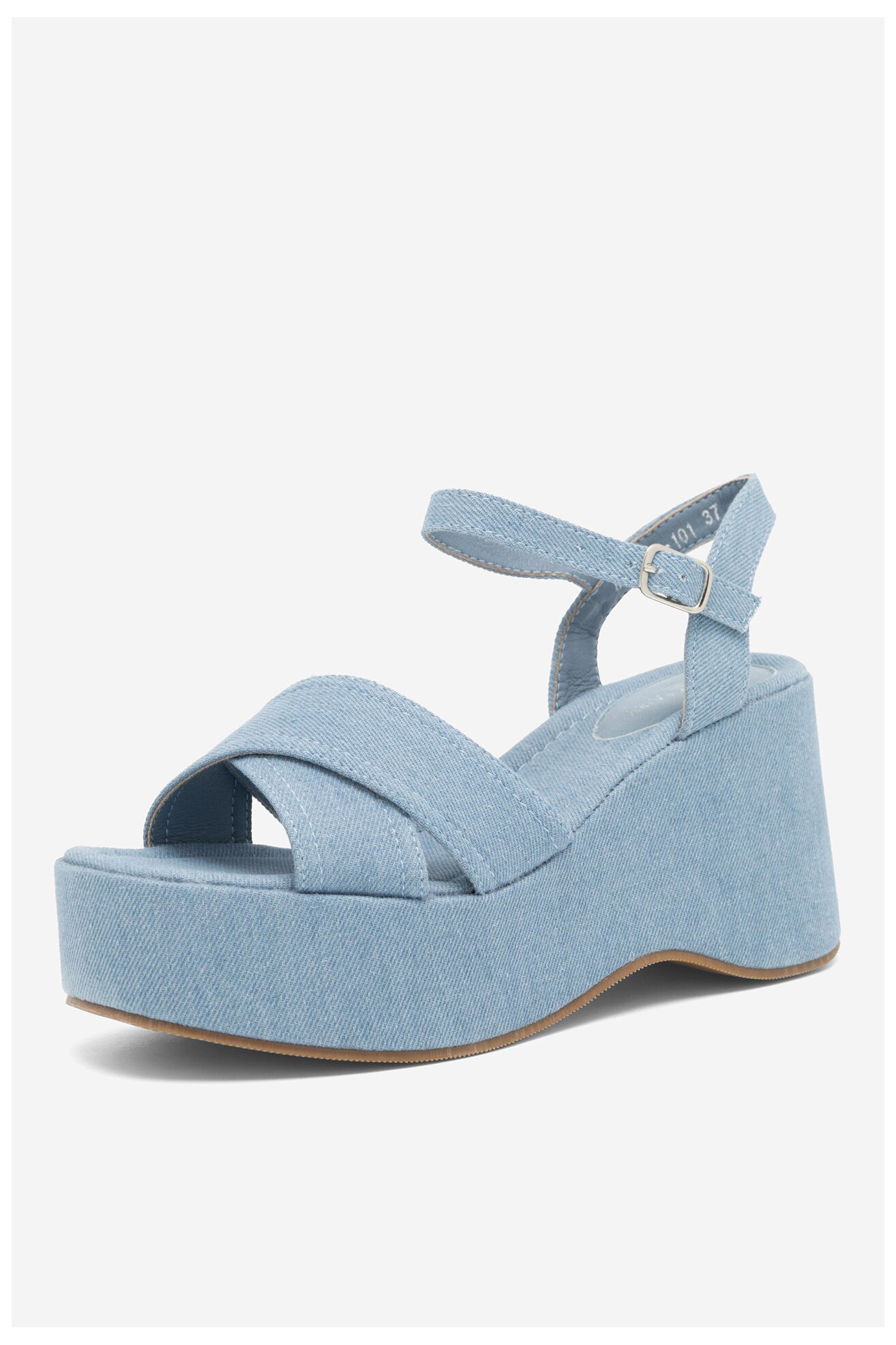Sandały Jenny Fairy MOBBY KL E2206-101 Jeansowy