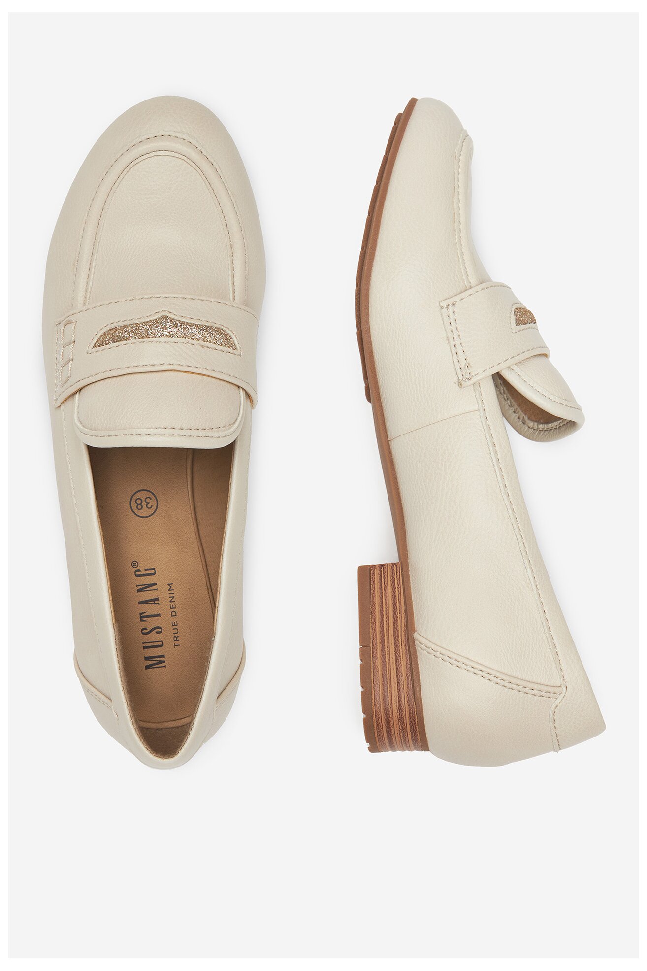 Мокасини Mustang 1489-404 БЯЛ