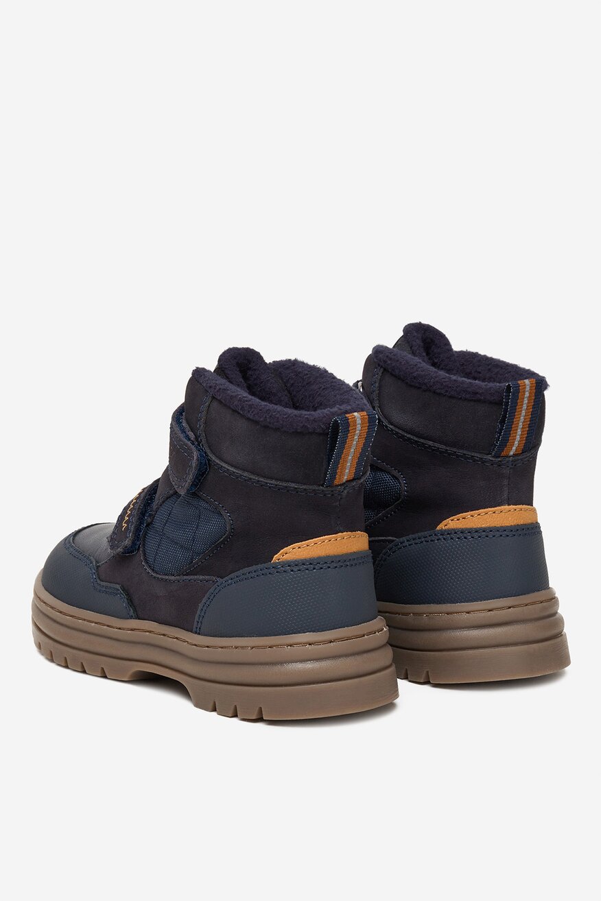 Šněrovací vyšší obuv Lasocki Kids TMAVĚ MODRÁ - 5906751337028