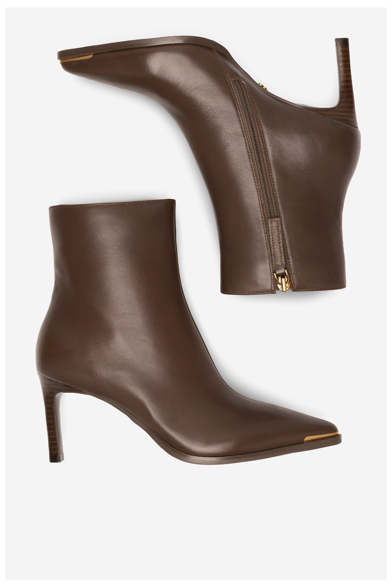 Botki Gino Rossi WGA3278-1Z Brązowy