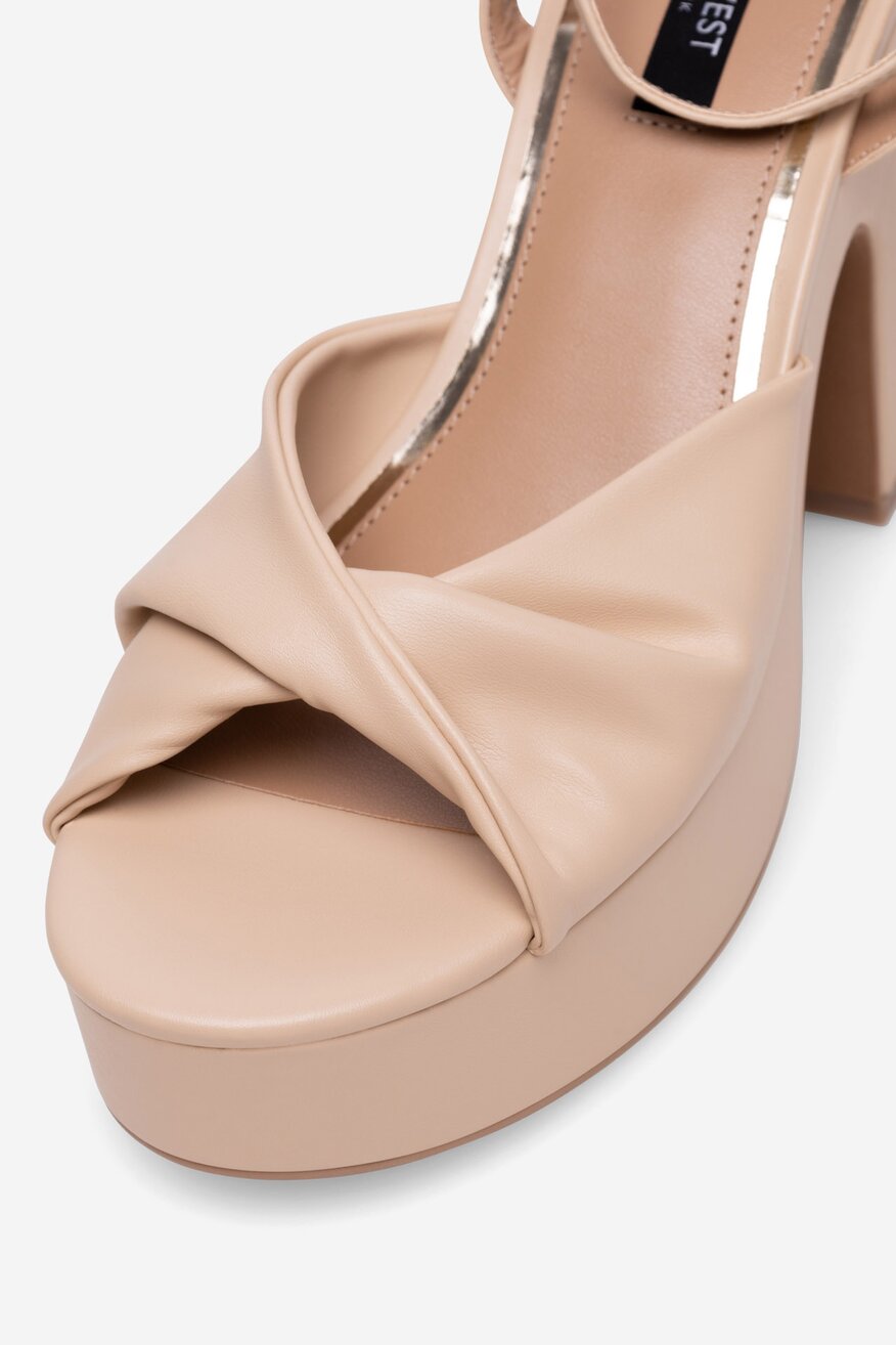Sandály NINE WEST BÉŽOVÁ - 5905588559610
