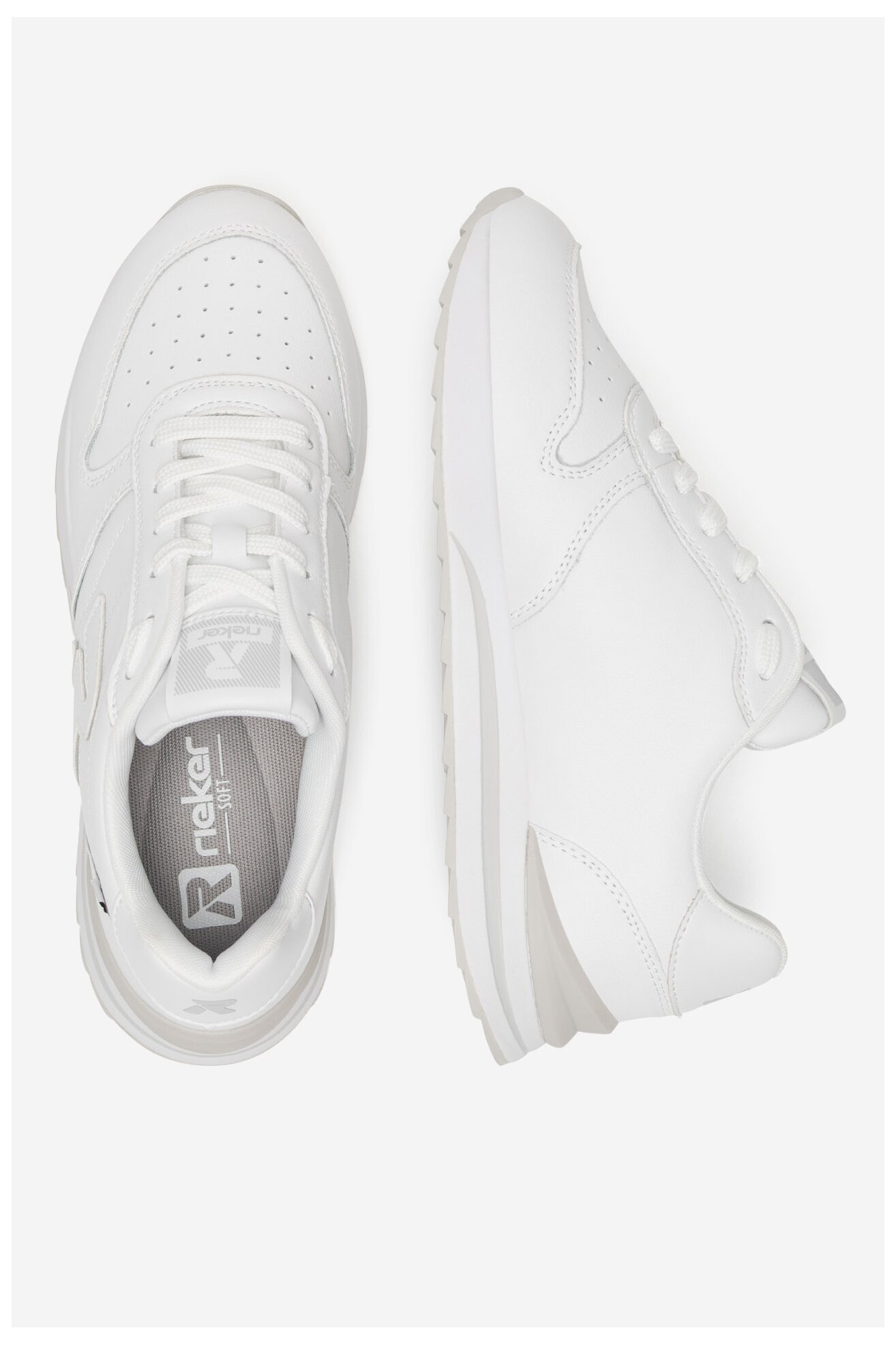 Sneakers Rieker Revolution Lifestyle W2401-80 Biały