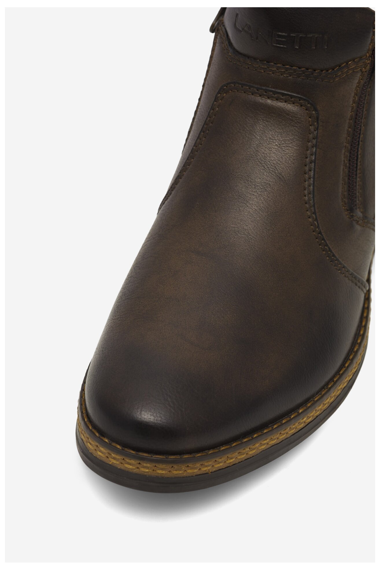 Боти Lanetti MBS-CARDIFF-10 ТЪМНОКАФЯВ