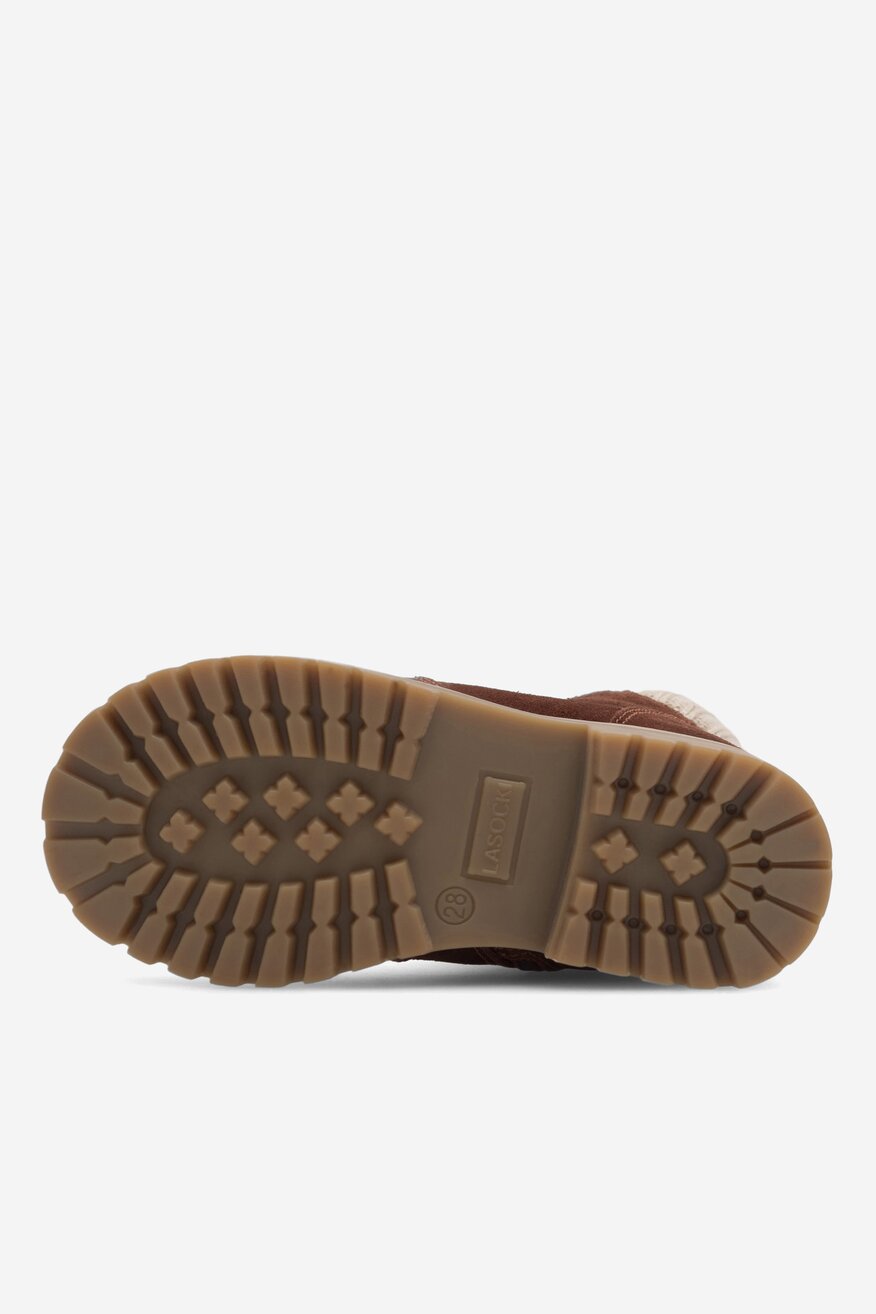 Šněrovací vyšší obuv Lasocki Kids ČERVENÁ - 5905588186335