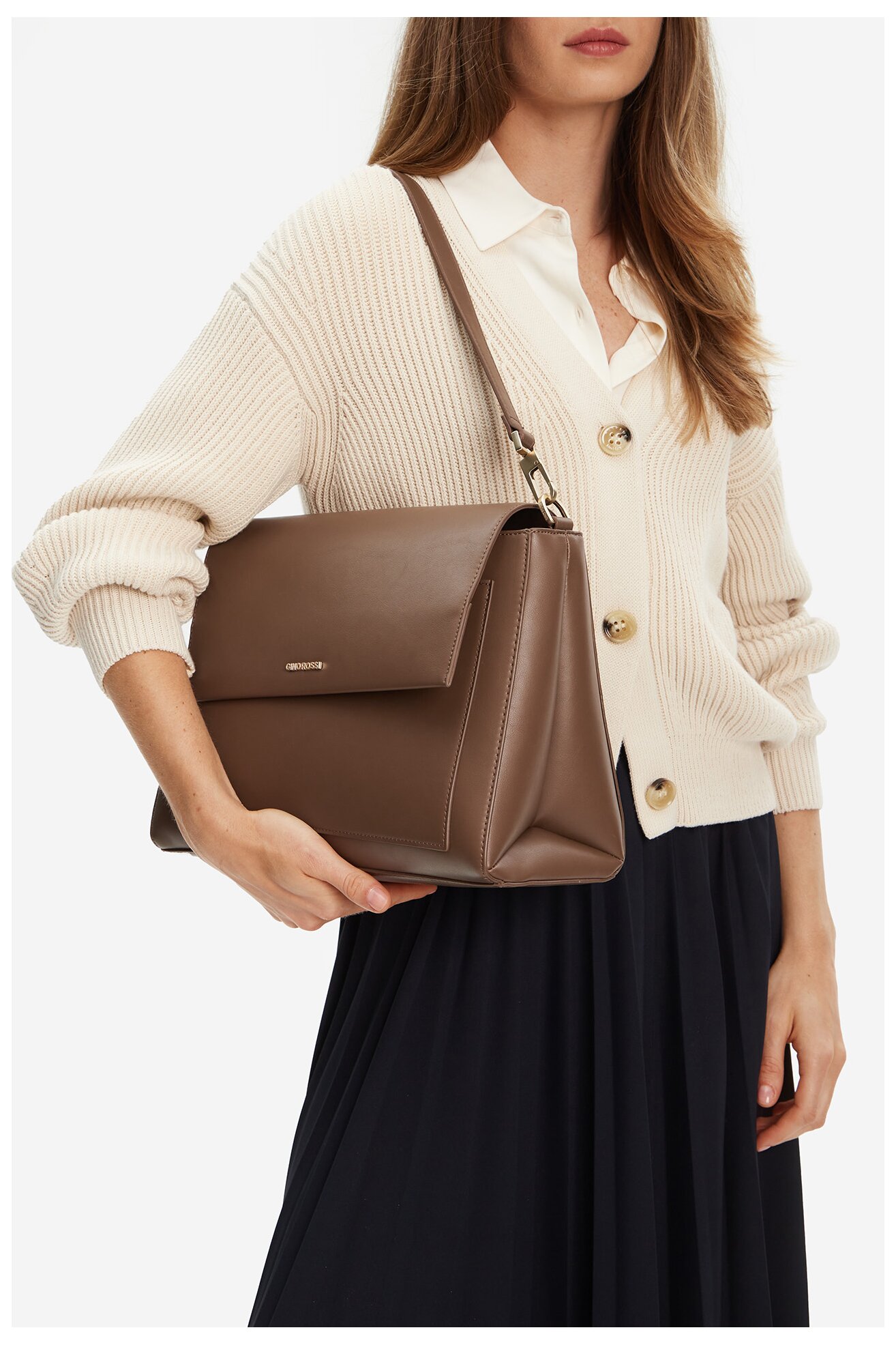 Geantă de mână Gino Rossi C-NAILA-LDA8079 MARO DESCHIS