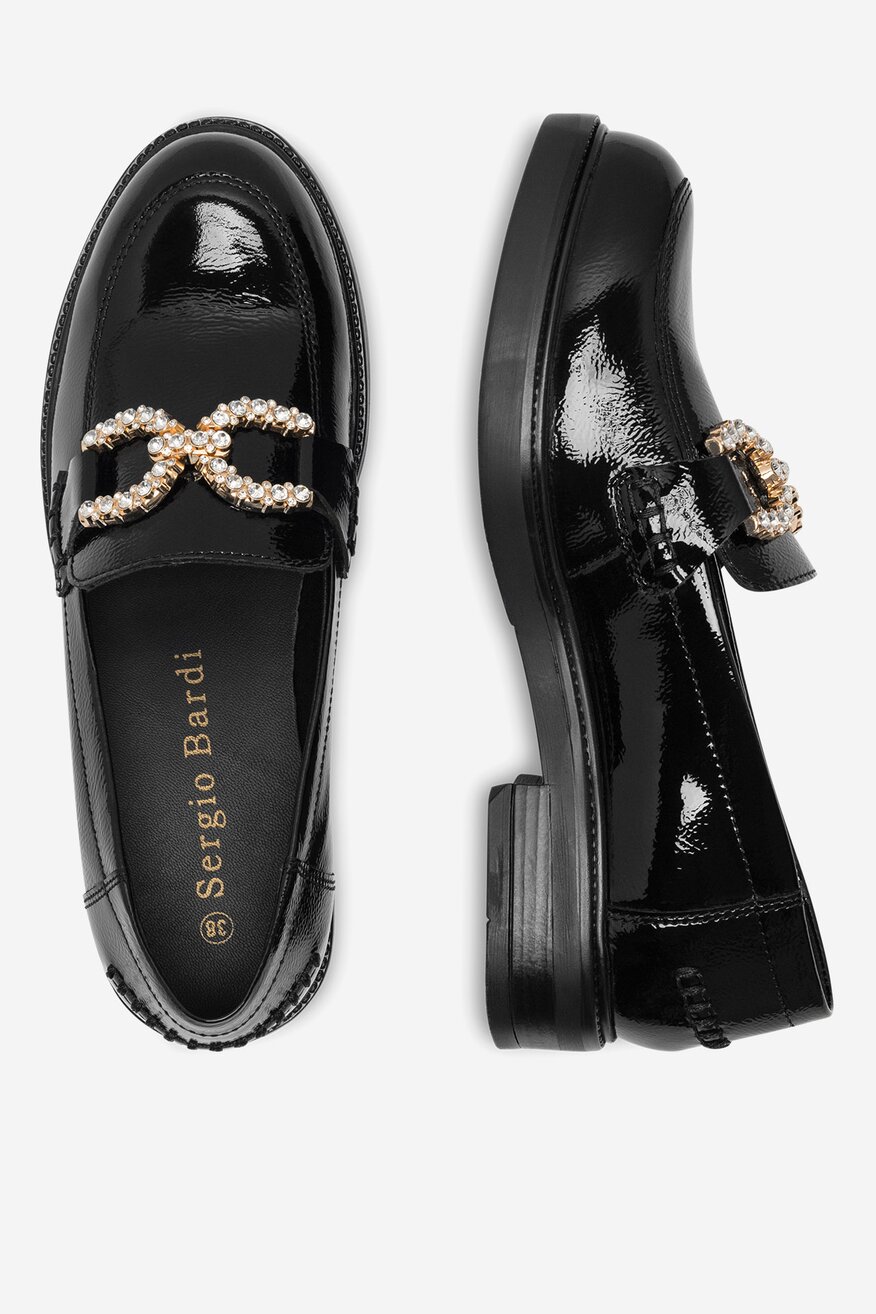 
                Sergio Bardi - Loafersy skórzane - 5905588403289