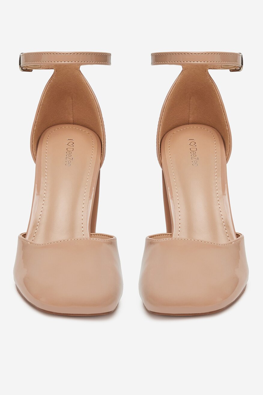 Pantofi cu toc DeeZee BEJ - 5906751095058