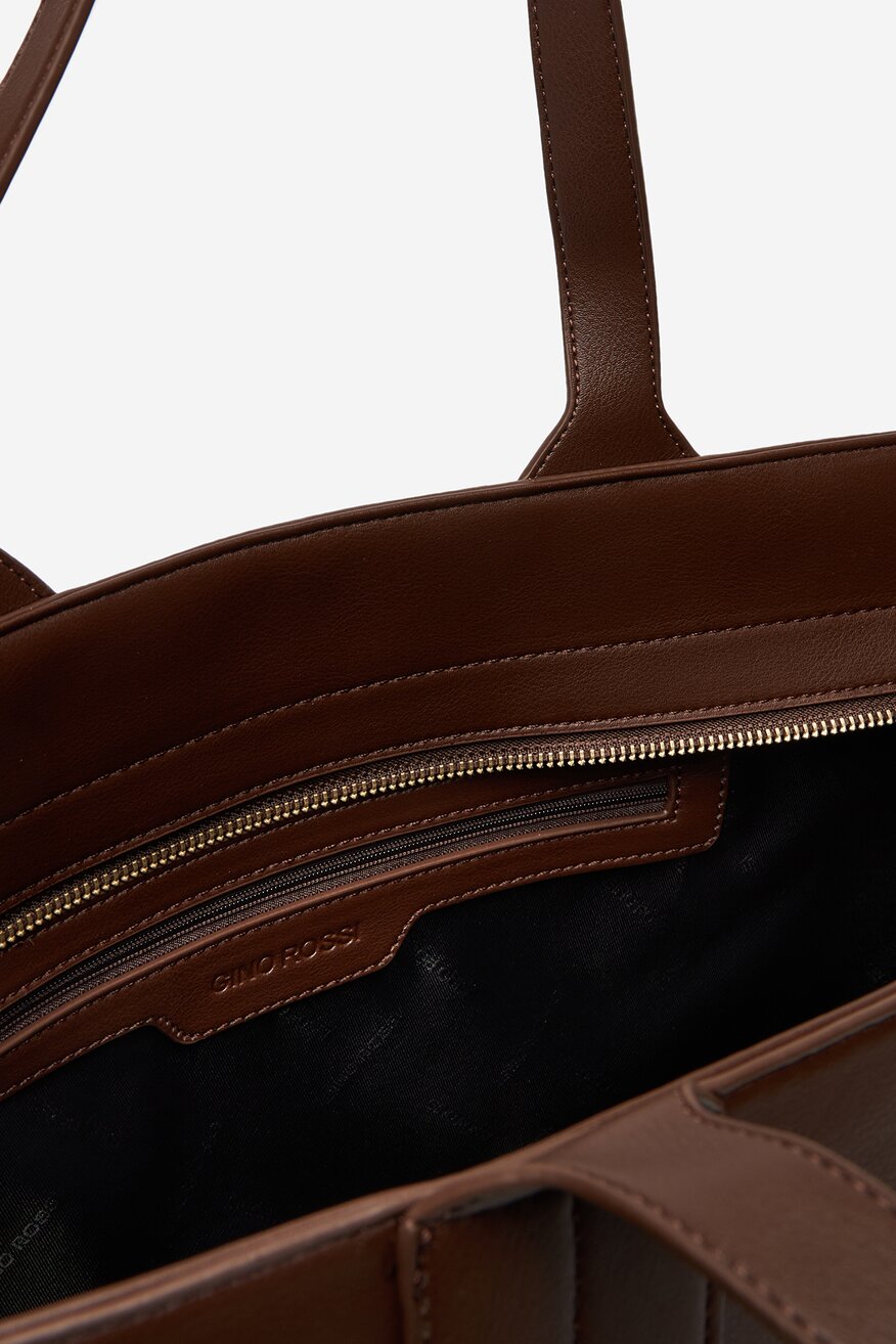 Torebka Gino Rossi CEO-EVI-LA513-332-3 Brązowy - 5906751377895