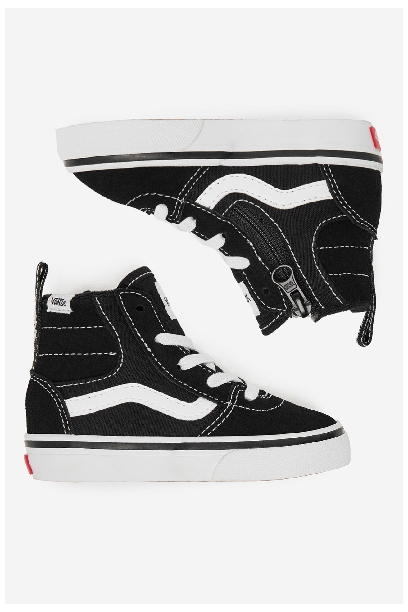 Trampki Vans C-ASHWOOD HI DECON SIDE ZIP VN000DBTBA2 Czarny