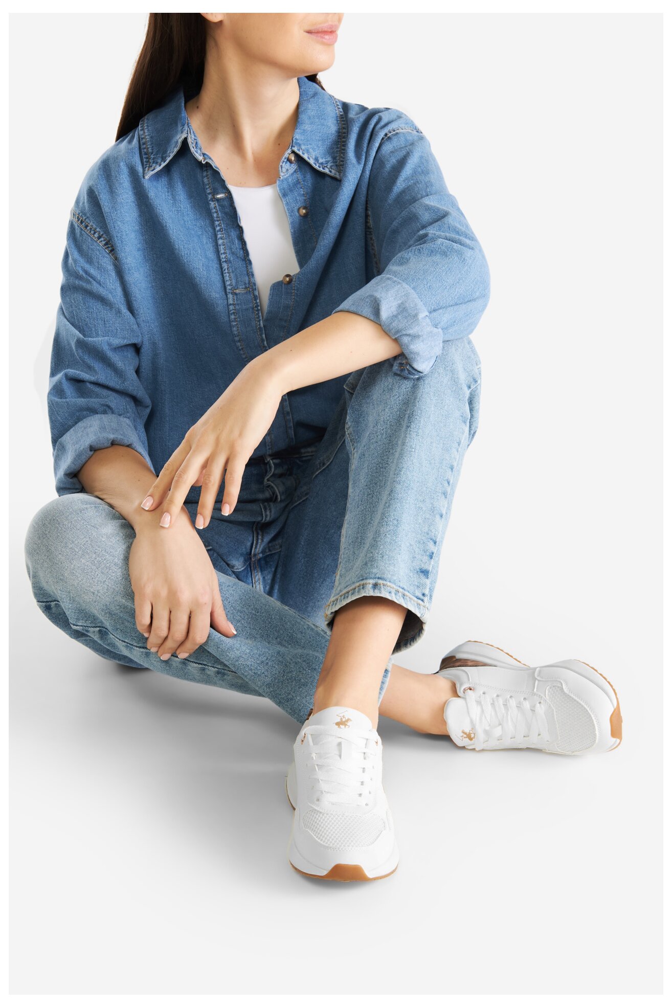 Încălțăminte sport Beverly Hills Polo Club WP-24449Z-B ALB