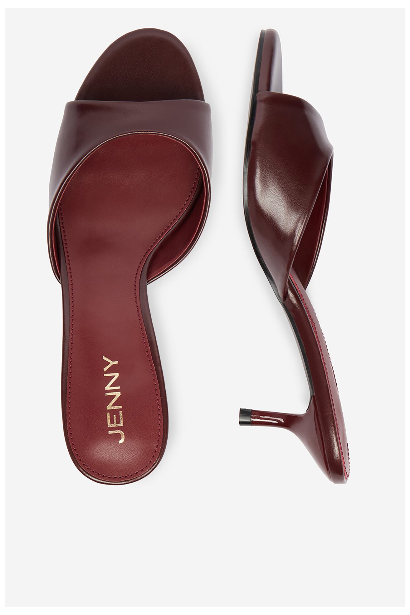 Klapki Jenny CEO-HY2369-1 Bordowy