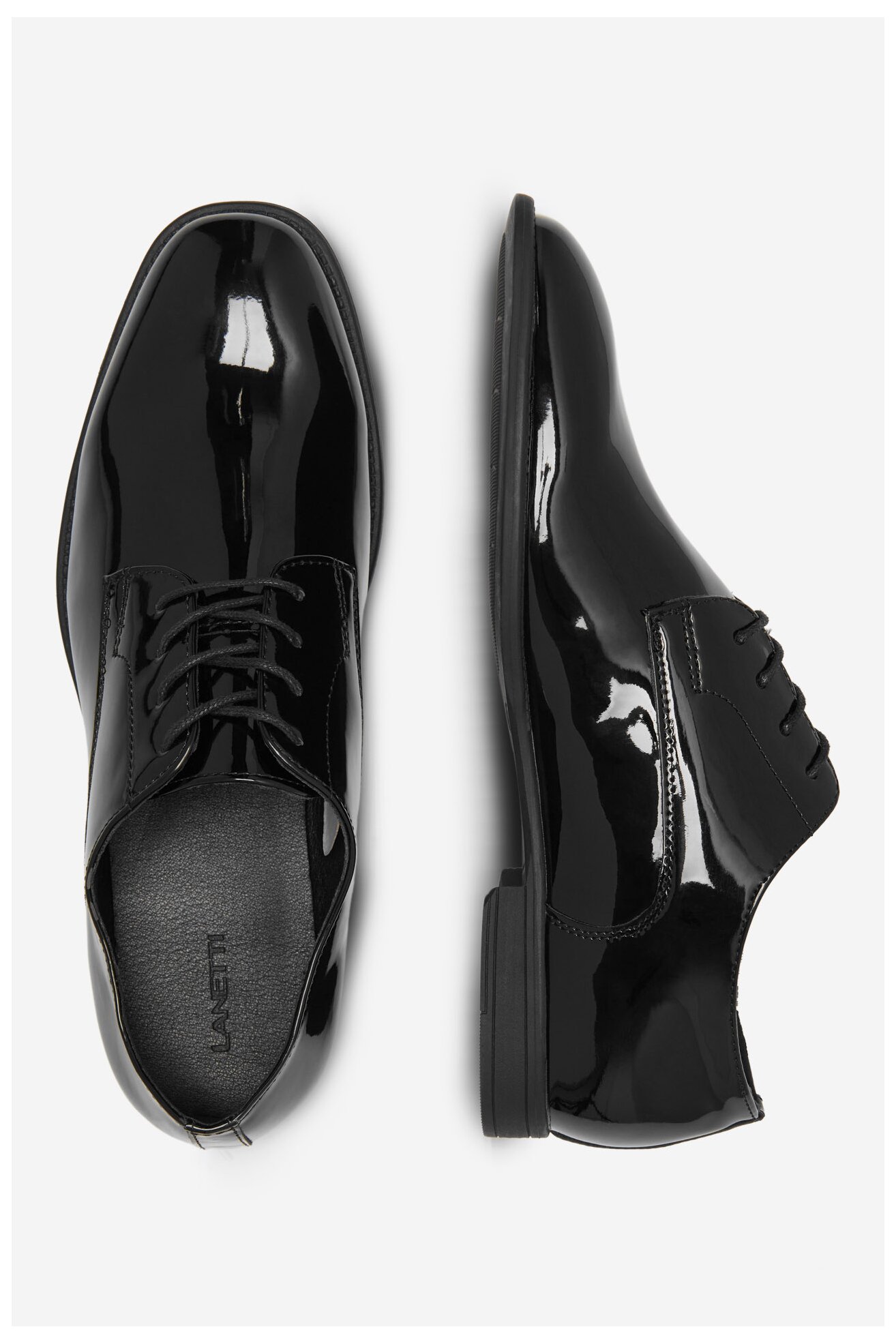 Półbuty Lanetti MYL8507-3 Czarny