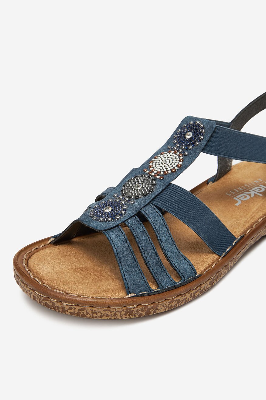 
                Сандали Rieker ТЪМНОСИН - 2230078396981