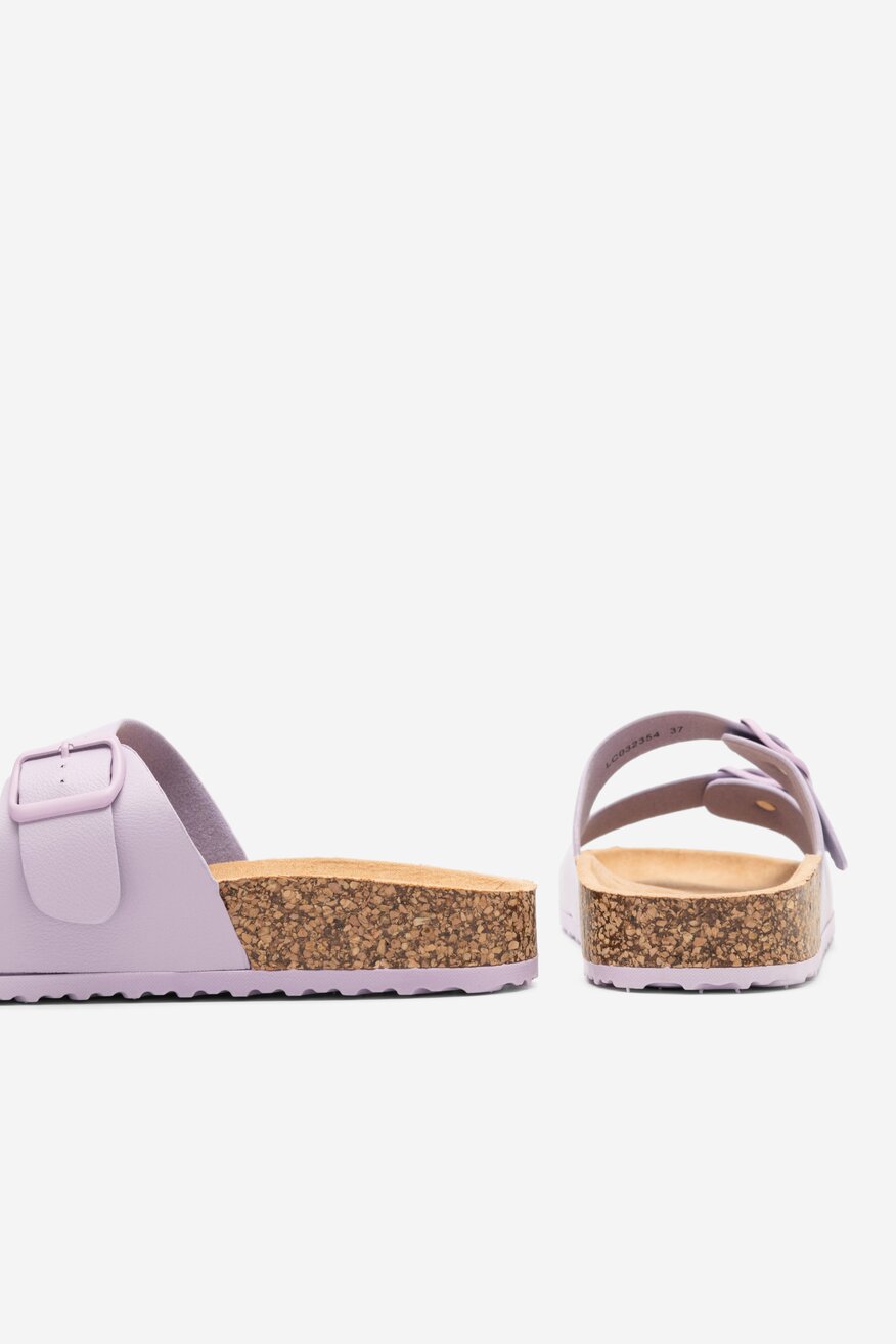 
                Bassano - Klapki fioletowe - 5904862749075