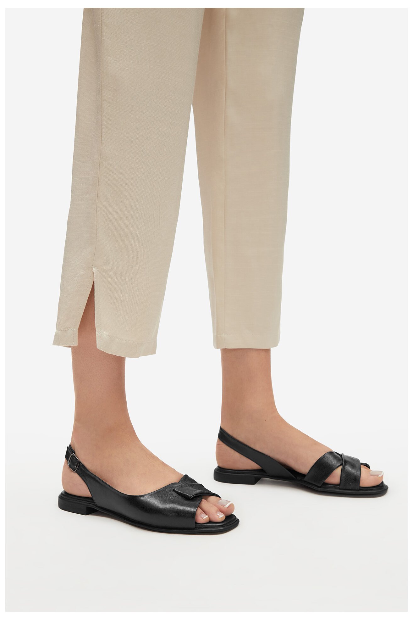 Szandál Lasocki WI23-FLOWER-03 FEKETE