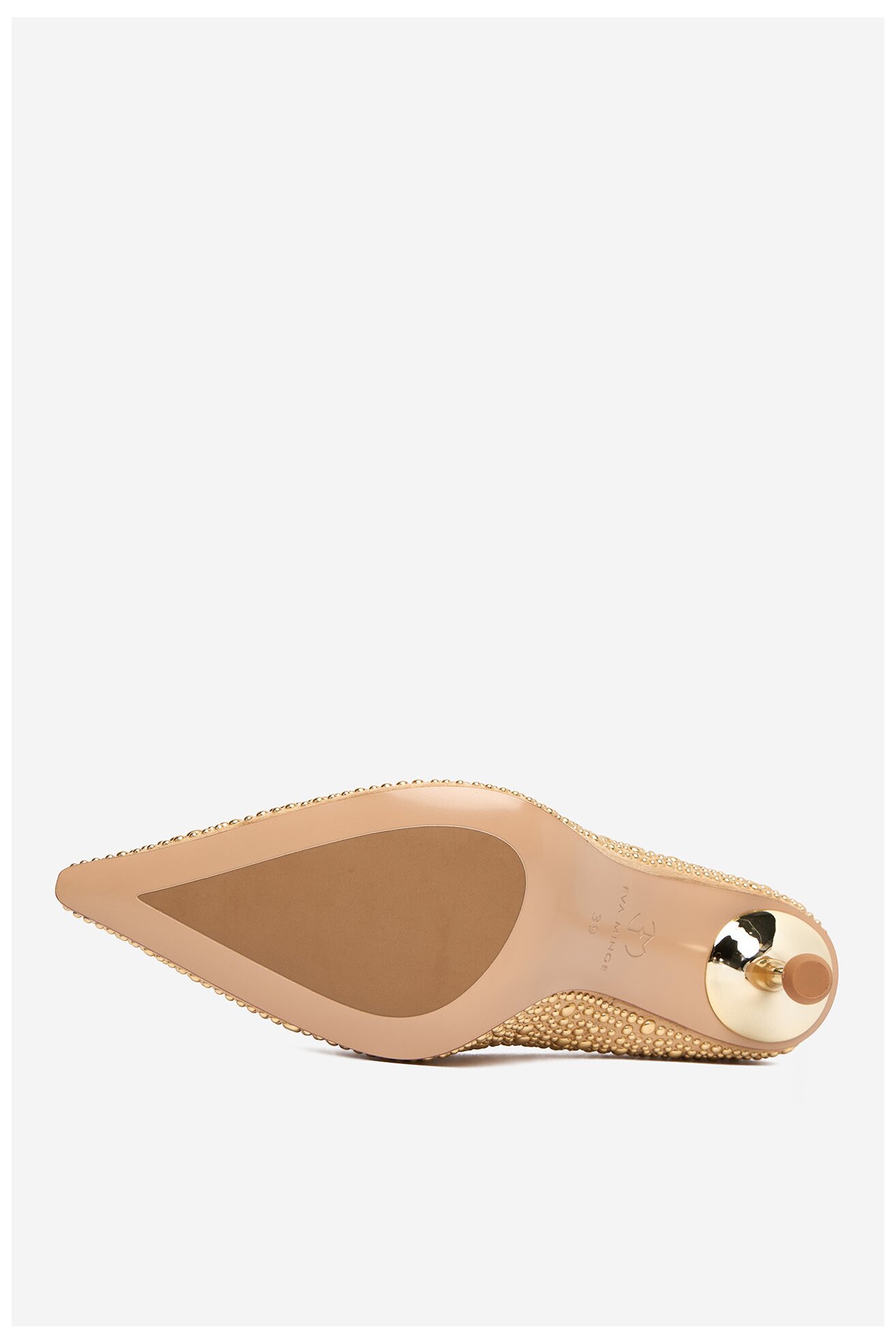 Czółenka EVA MINGE EO-SIAN-1797-181 Złoty