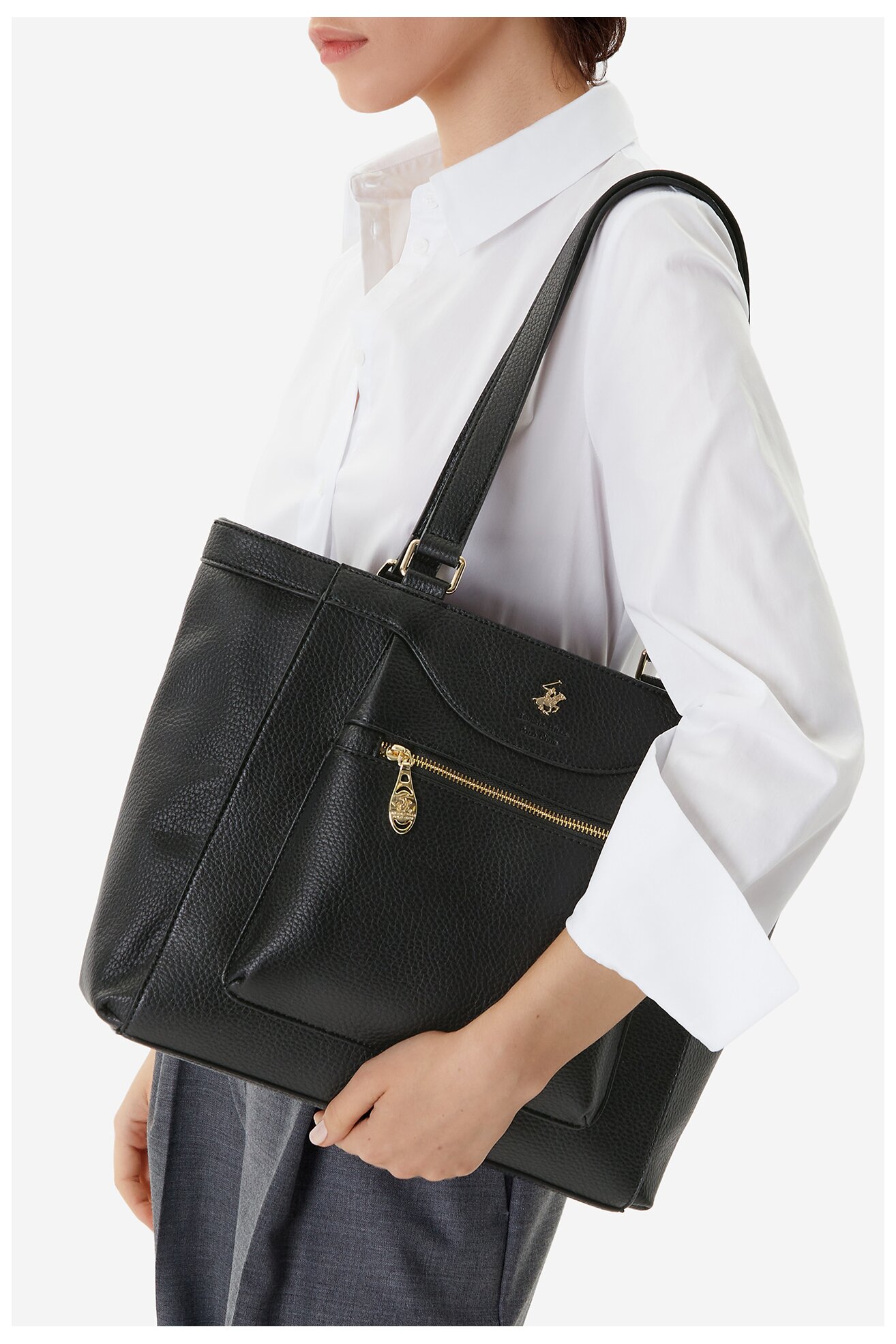 Kézitáska Beverly Hills Polo Club C-BHPC-L-002-08 FEKETE