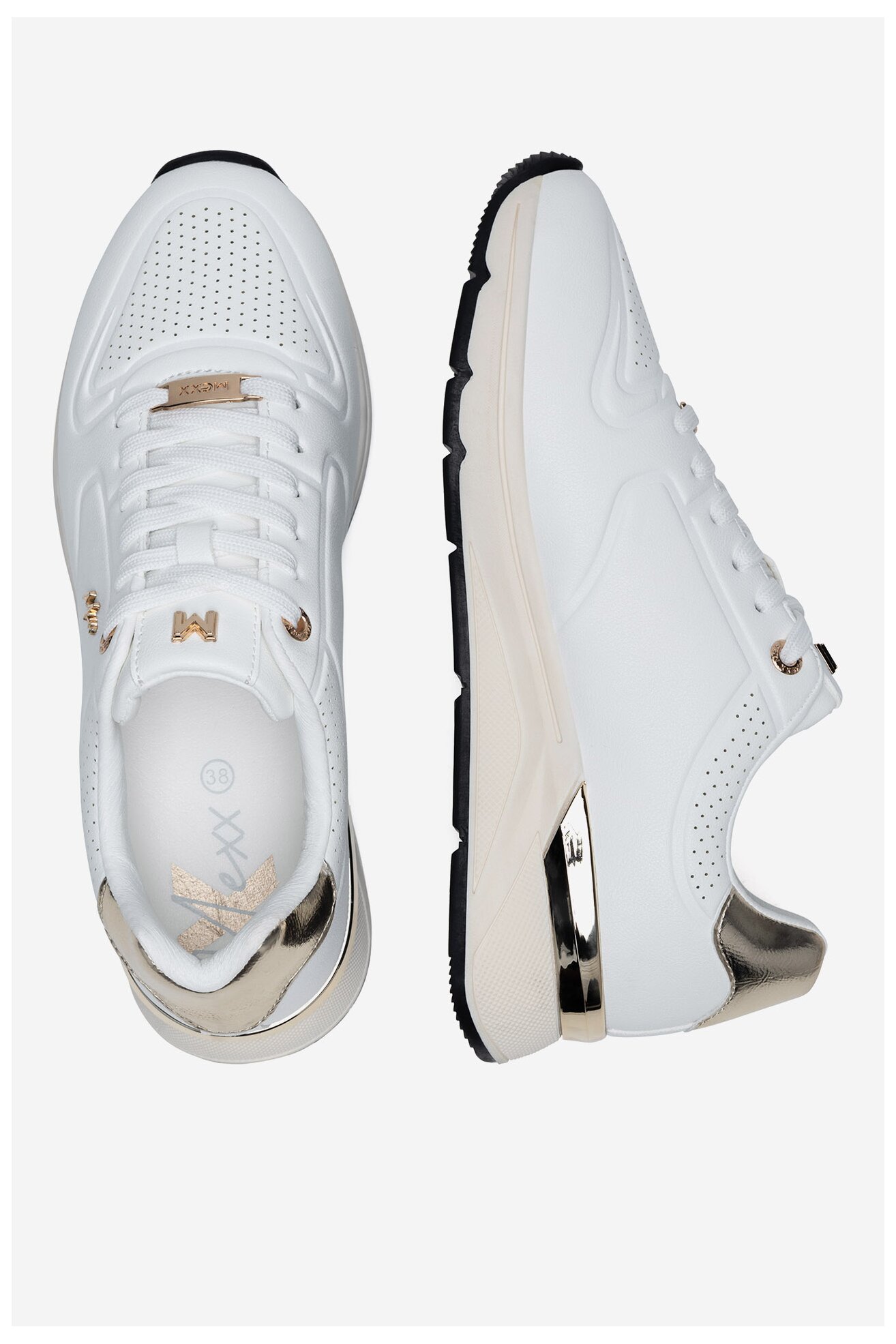 Sneakerși Mexx MI001008143W ALB