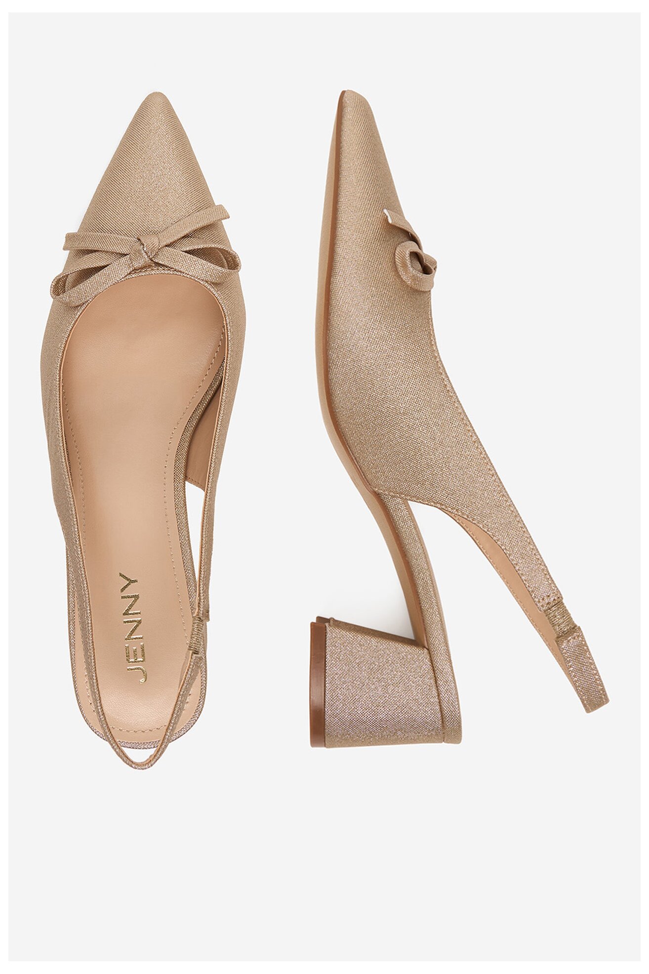 Czółenka Jenny CEO-CD24042-3 Złoty