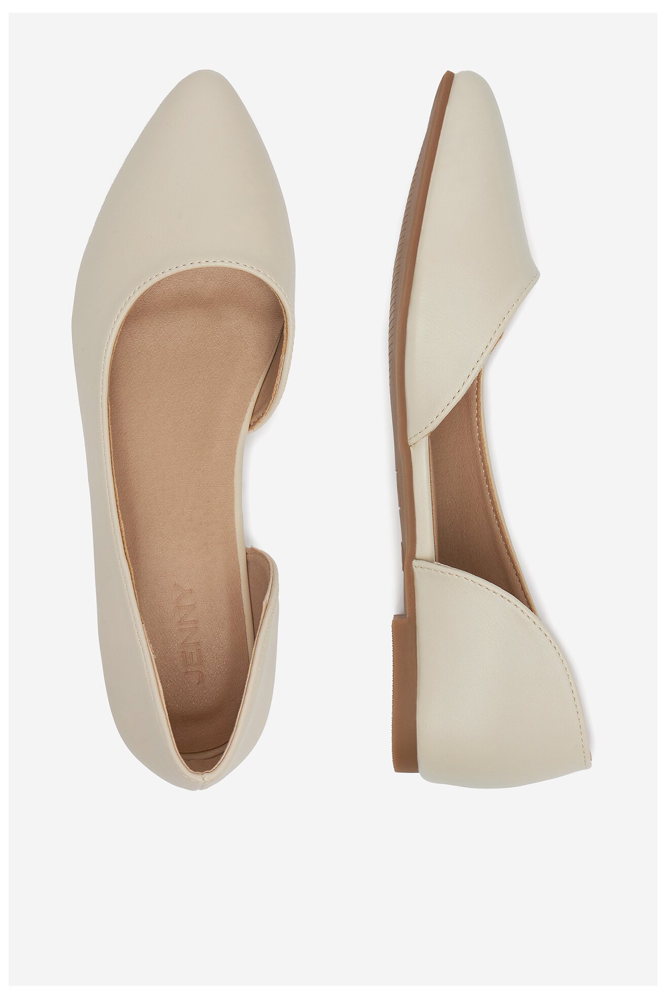 Baleriny Jenny JANE WS2108-08 Beżowy