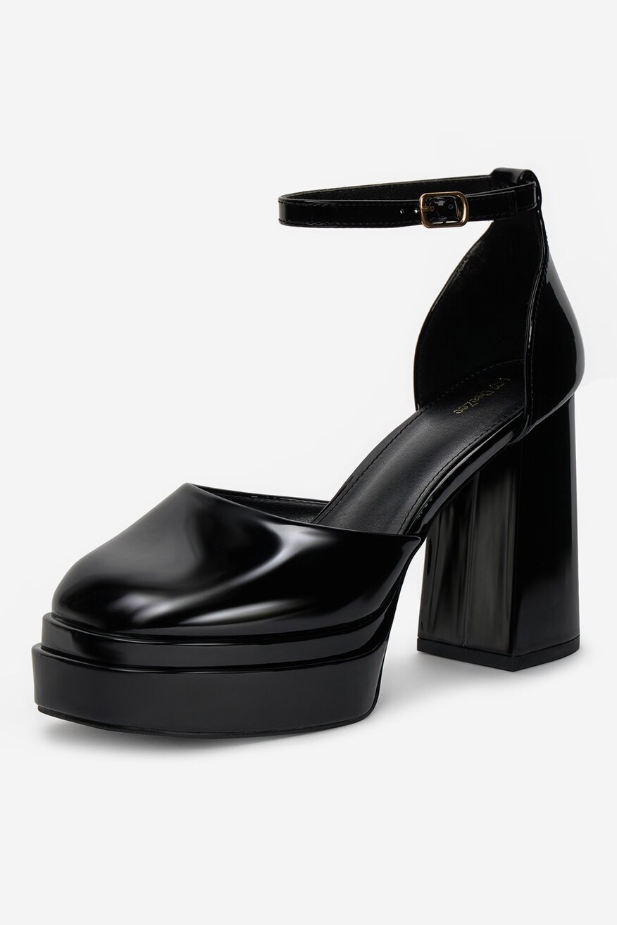 Pantofi cu toc DeeZee NEGRU - 5904410819649