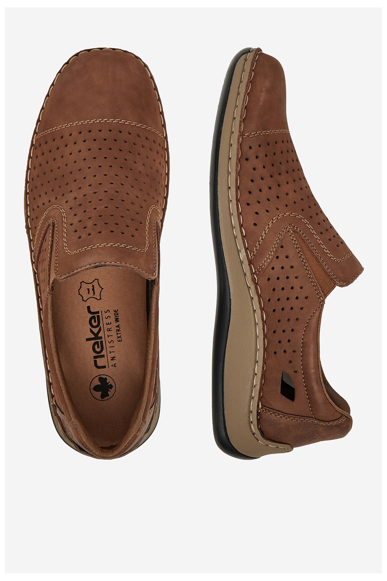 Polobotka Rieker 05286-24 HNĚDÁ